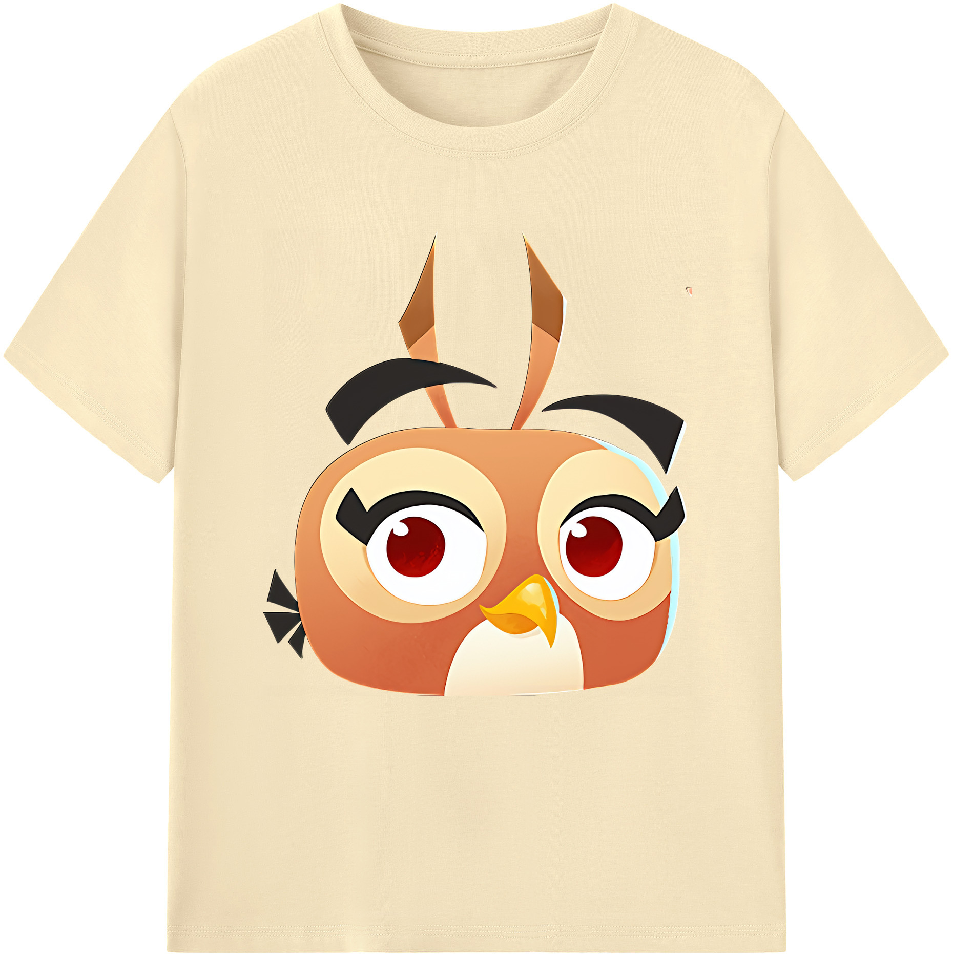 （画像用） Angry Birds アングリーバード 綿100％半袖Tシャツ（フロントプリント）