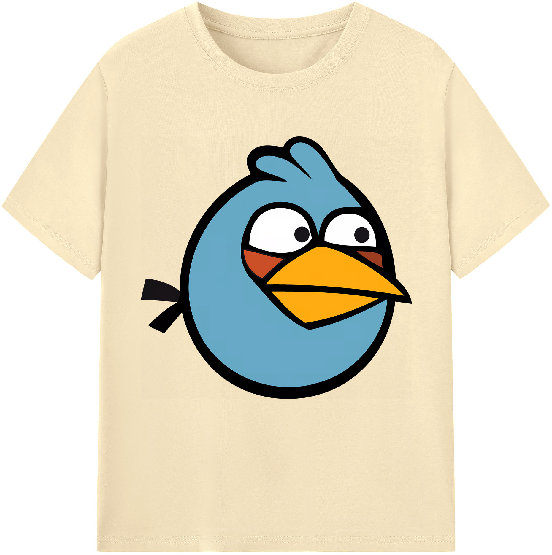 （画像用） Angry Birds アングリーバード 綿100％半袖Tシャツ（フロントプリント）