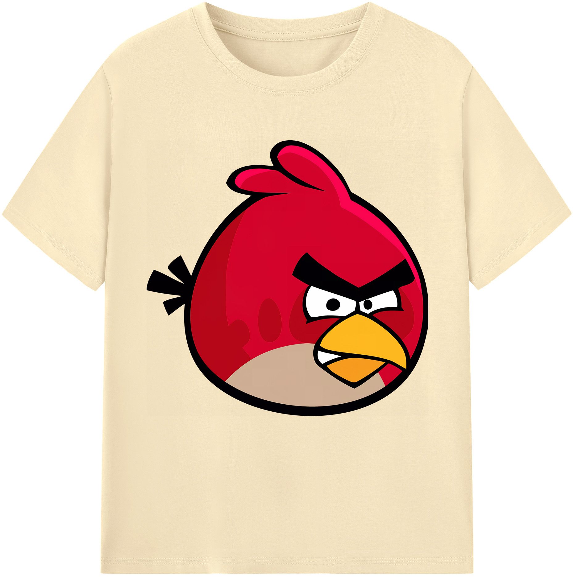 （画像用） Angry Birds アングリーバード 綿100％半袖Tシャツ（フロントプリント）