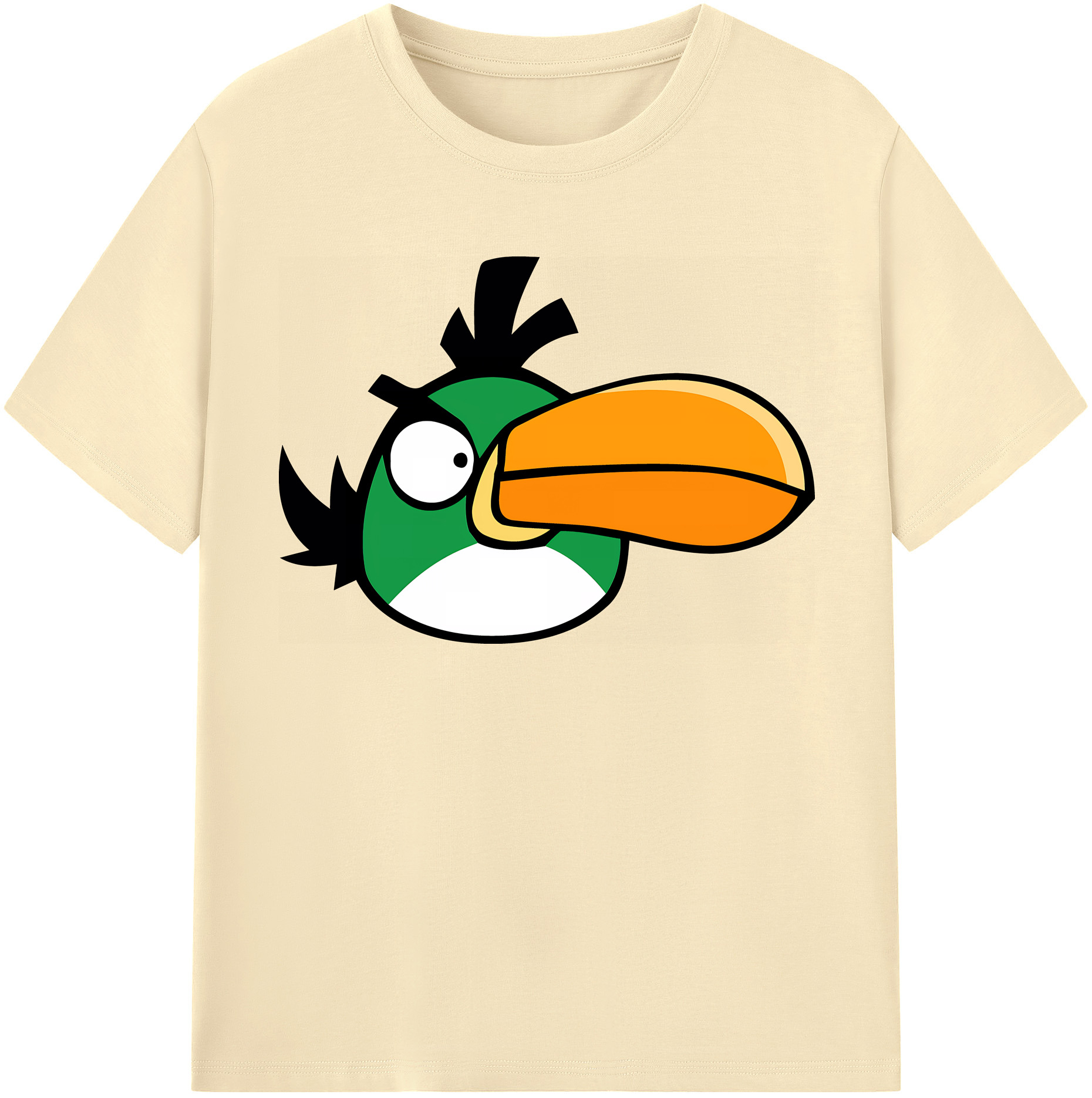 （画像用） Angry Birds アングリーバード 綿100％半袖Tシャツ（フロントプリント）