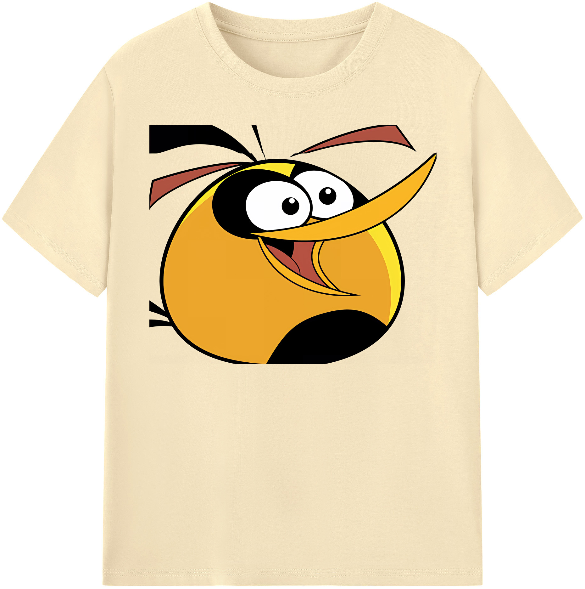 （画像用） Angry Birds アングリーバード 綿100％半袖Tシャツ（フロントプリント）