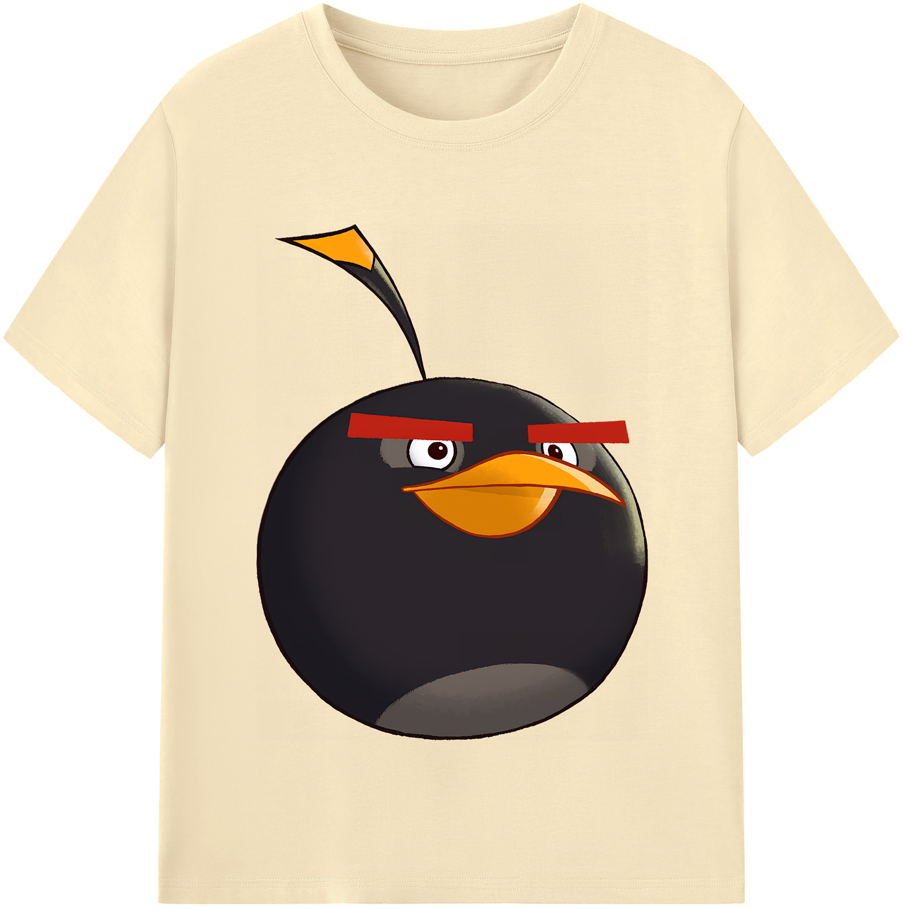 （画像用） Angry Birds アングリーバード 綿100％半袖Tシャツ（フロントプリント）
