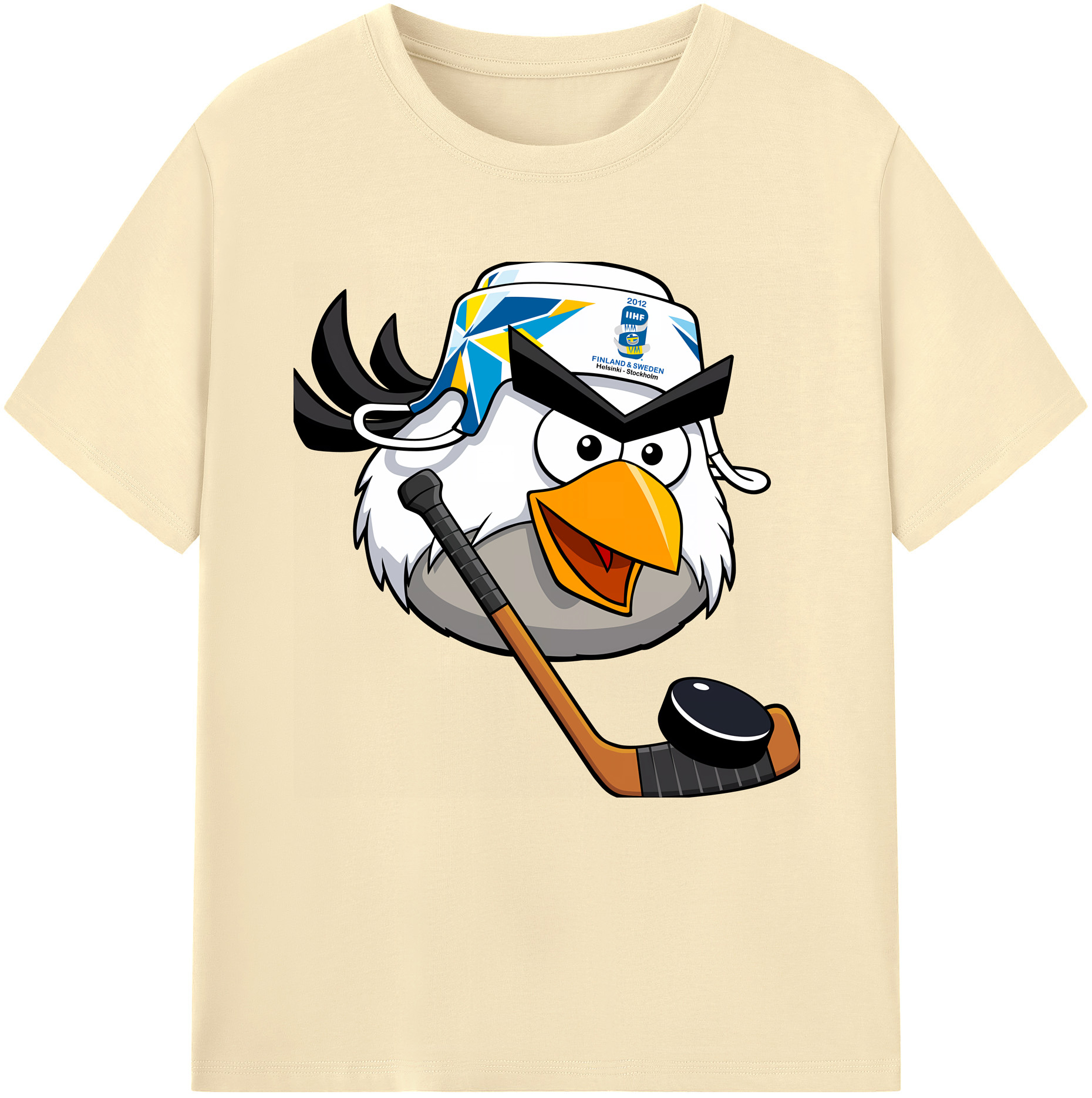 （画像用） Angry Birds アングリーバード 綿100％半袖Tシャツ（フロントプリント）