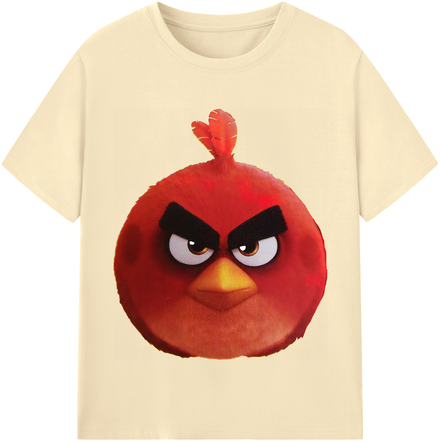 （画像用） Angry Birds アングリーバード 綿100％半袖Tシャツ（フロントプリント）