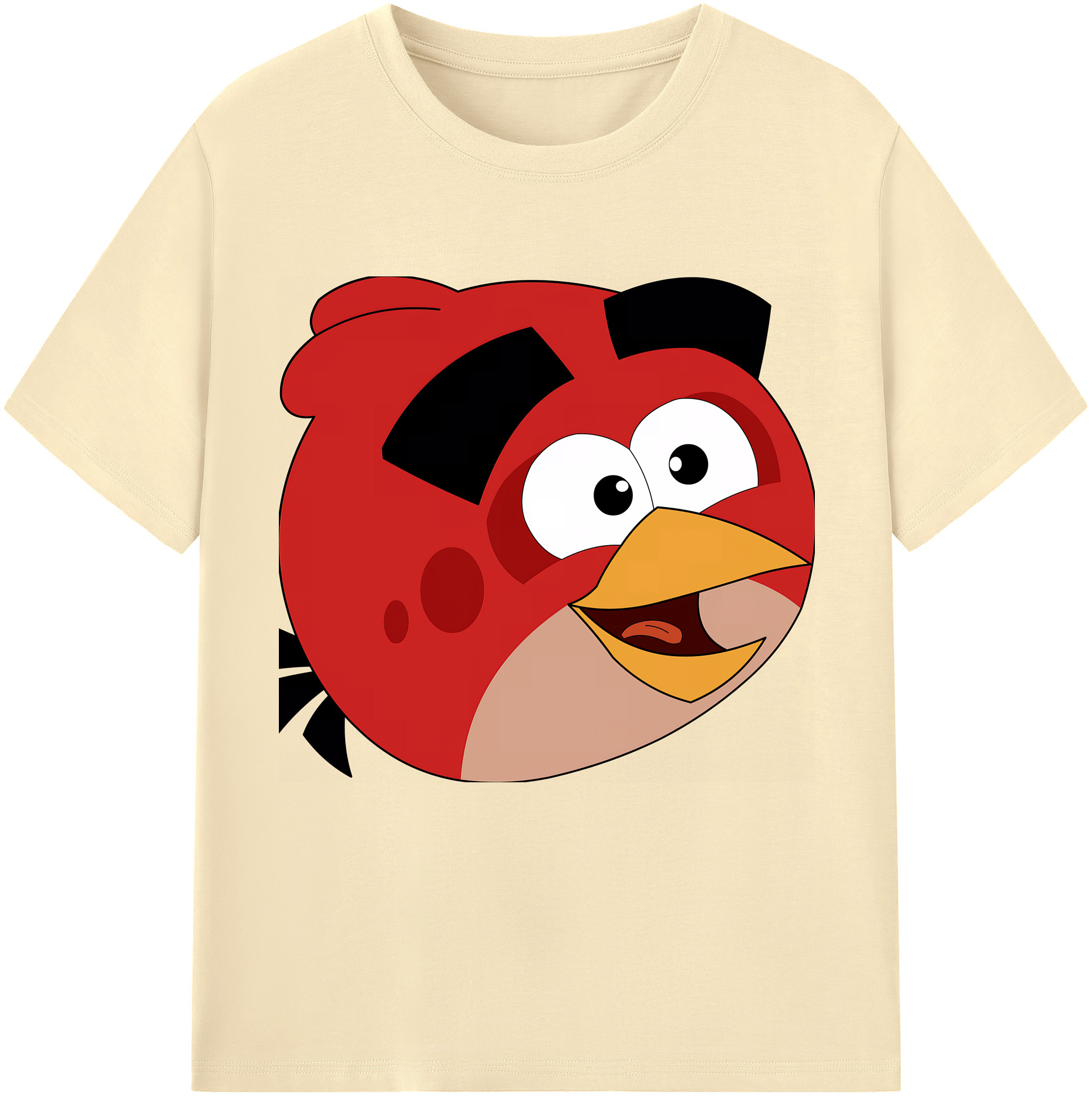 （画像用） Angry Birds アングリーバード 綿100％半袖Tシャツ（フロントプリント）