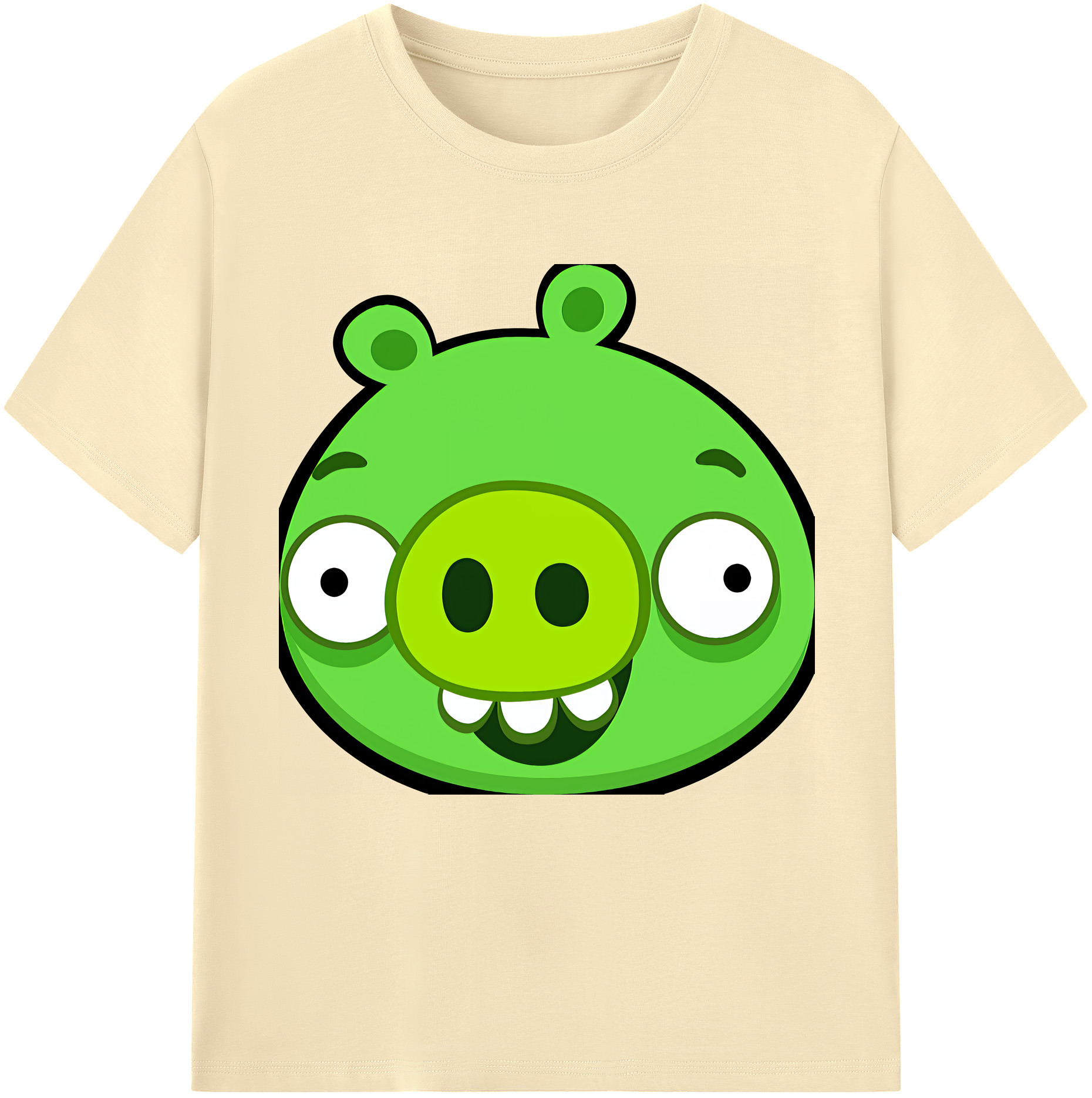 （画像用） Angry Birds アングリーバード 綿100％半袖Tシャツ（フロントプリント）