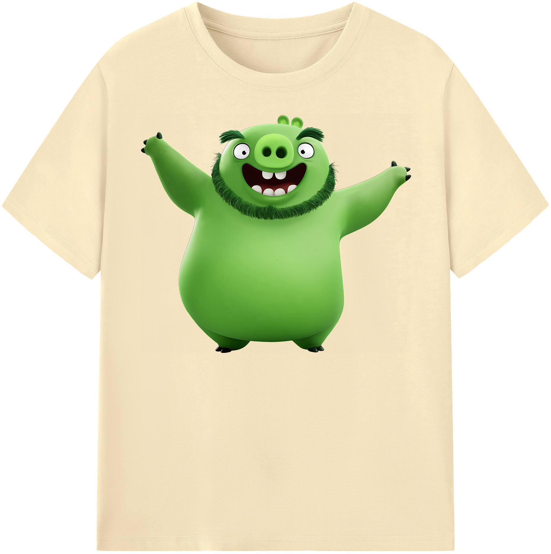 （画像用） Angry Birds アングリーバード 綿100％半袖Tシャツ（フロントプリント）