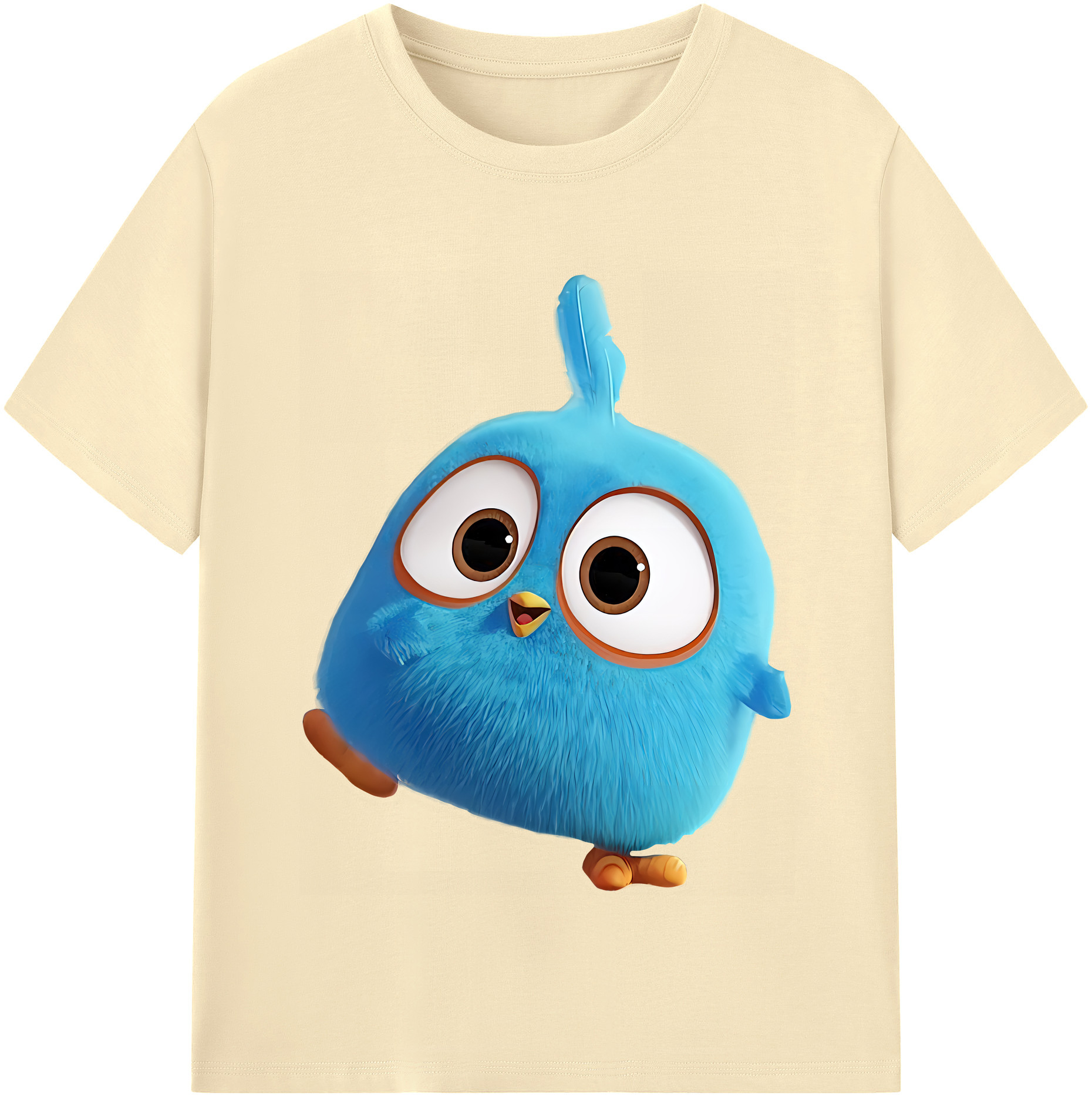（画像用） Angry Birds アングリーバード 綿100％半袖Tシャツ（フロントプリント）