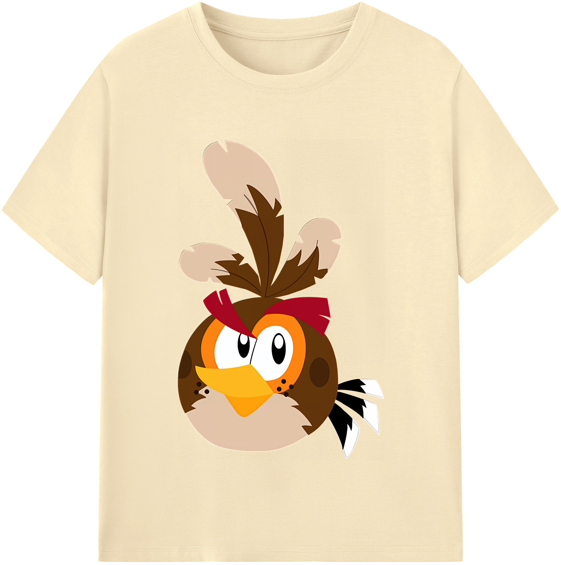 （画像用） Angry Birds アングリーバード 綿100％半袖Tシャツ（フロントプリント）