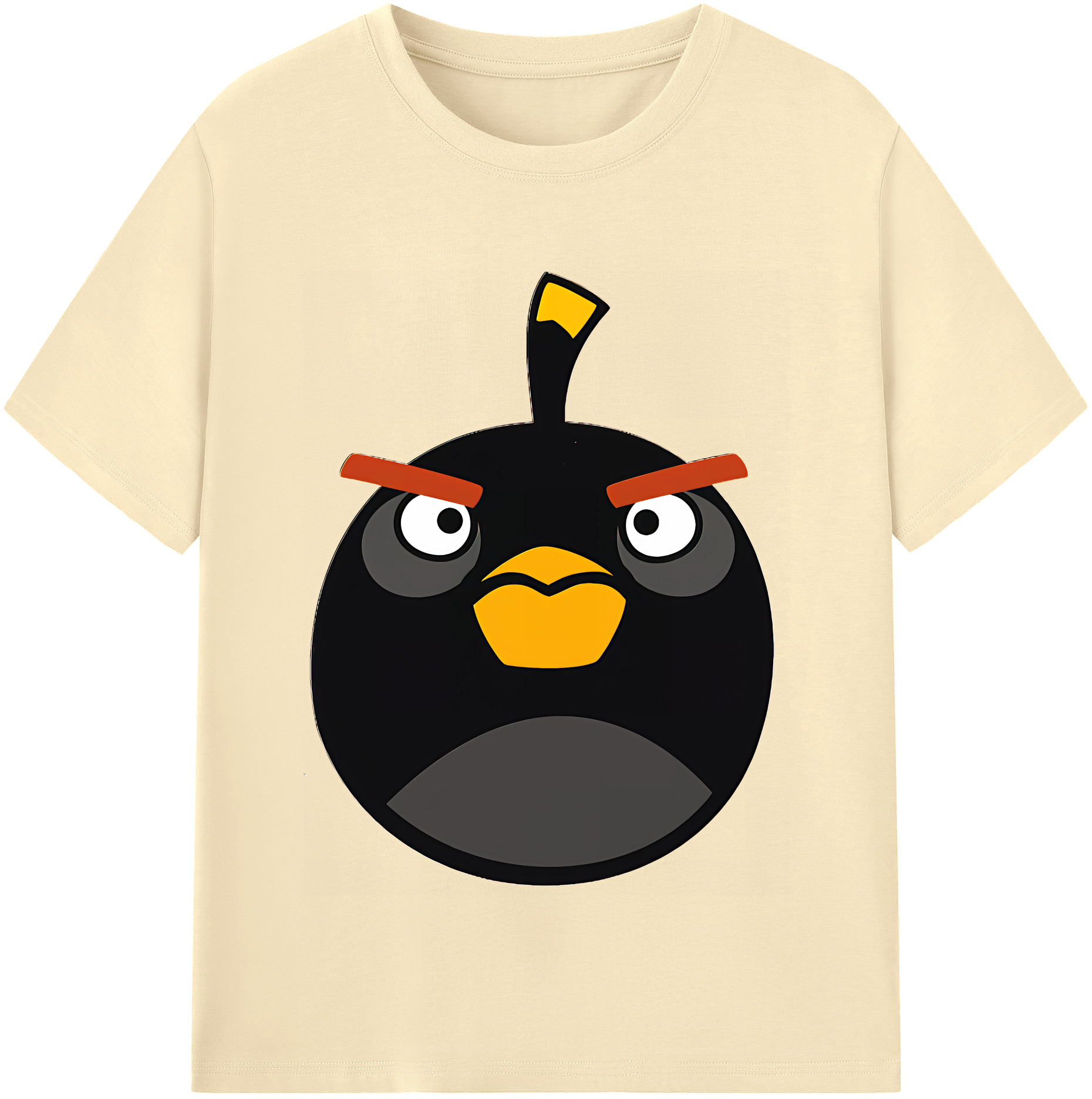 （画像用） Angry Birds アングリーバード 綿100％半袖Tシャツ（フロントプリント）