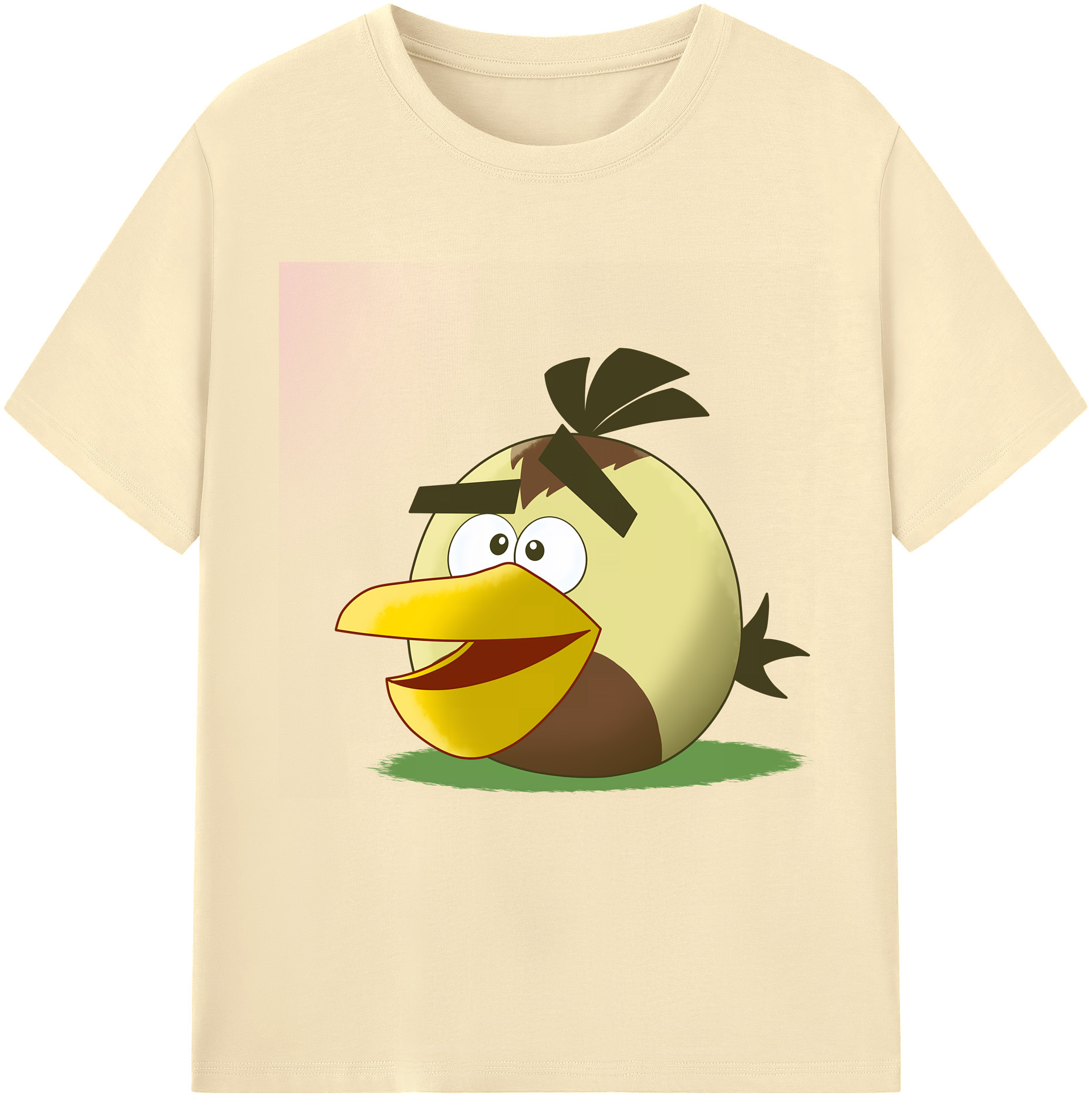 （画像用） Angry Birds アングリーバード 綿100％半袖Tシャツ（フロントプリント）