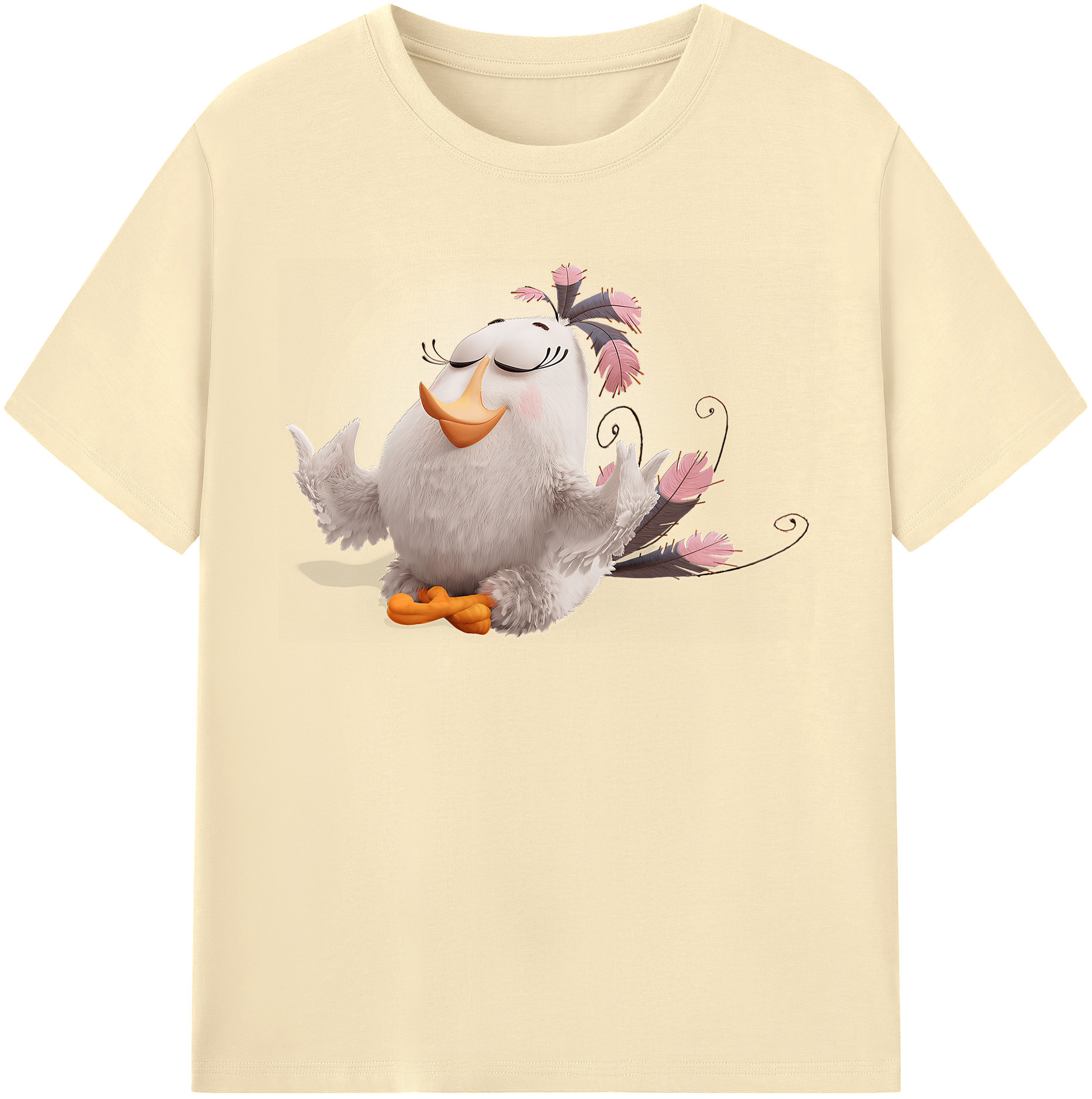 （画像用） Angry Birds アングリーバード 綿100％半袖Tシャツ（フロントプリント）
