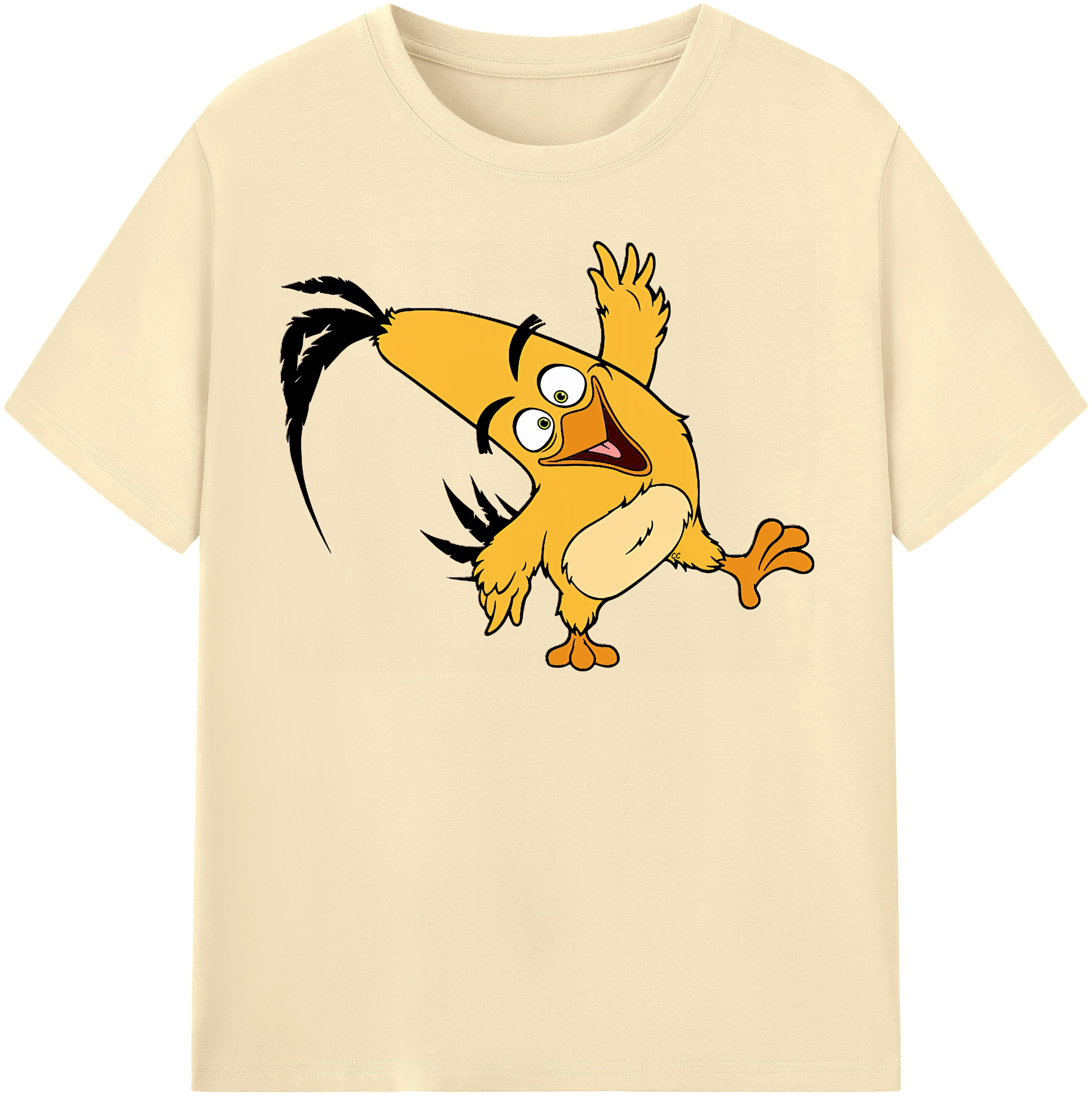 （画像用） Angry Birds アングリーバード 綿100％半袖Tシャツ（フロントプリント）