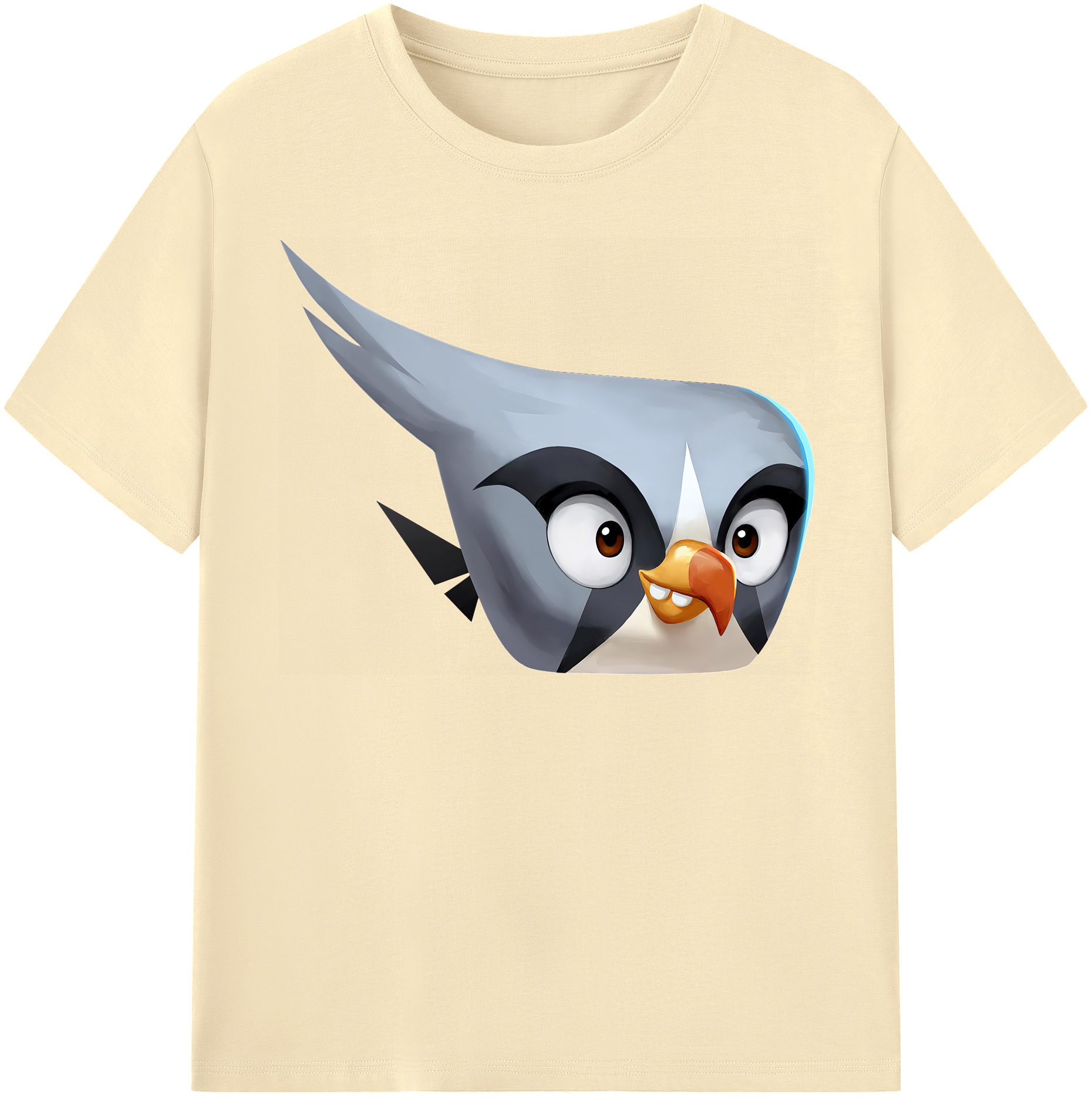 （画像用） Angry Birds アングリーバード 綿100％半袖Tシャツ（フロントプリント）