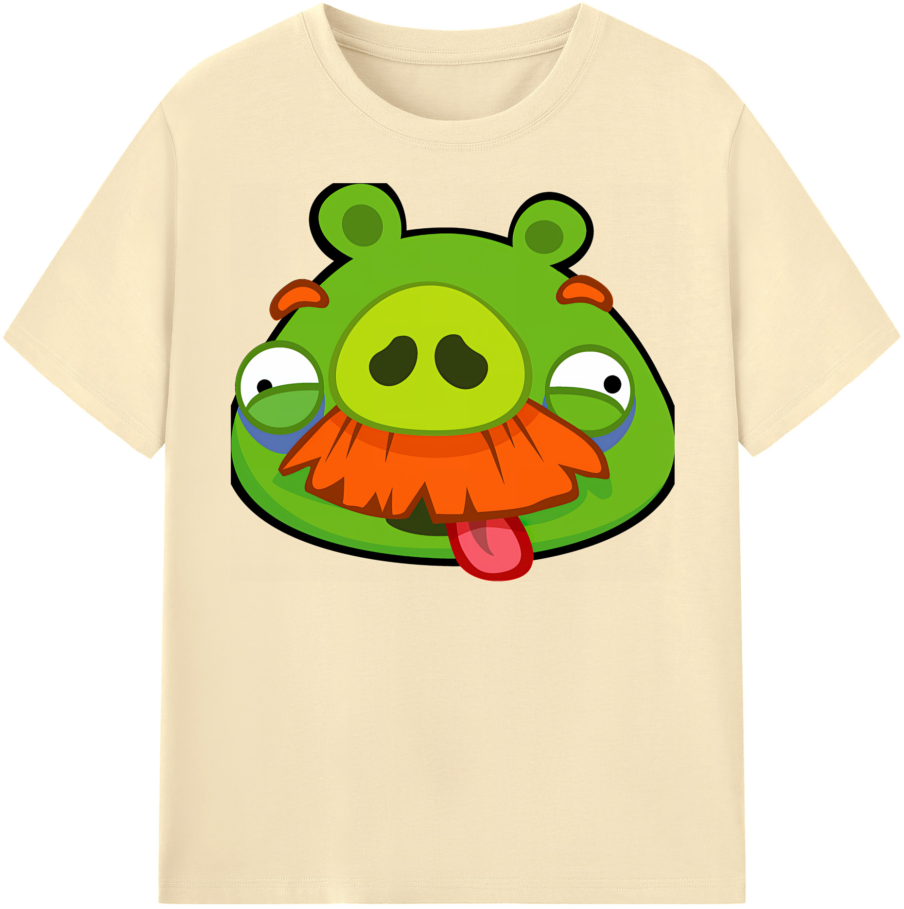 （画像用） Angry Birds アングリーバード 綿100％半袖Tシャツ（フロントプリント）
