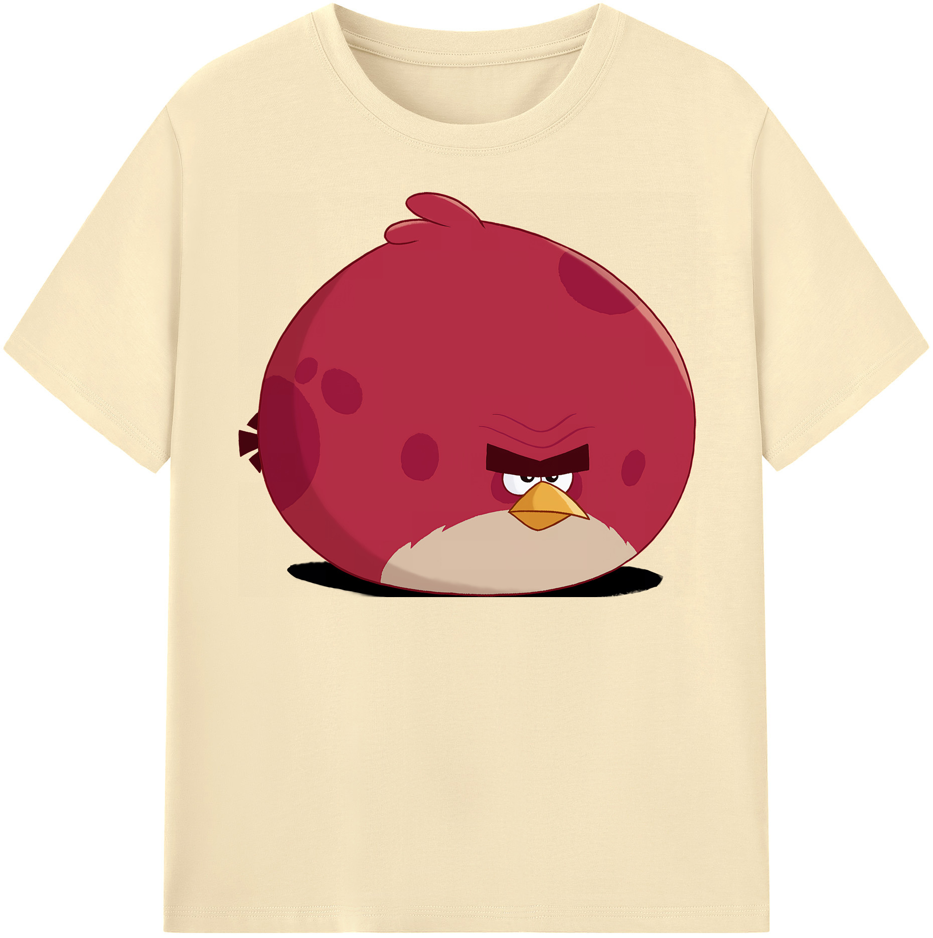 （画像用） Angry Birds アングリーバード 綿100％半袖Tシャツ（フロントプリント）