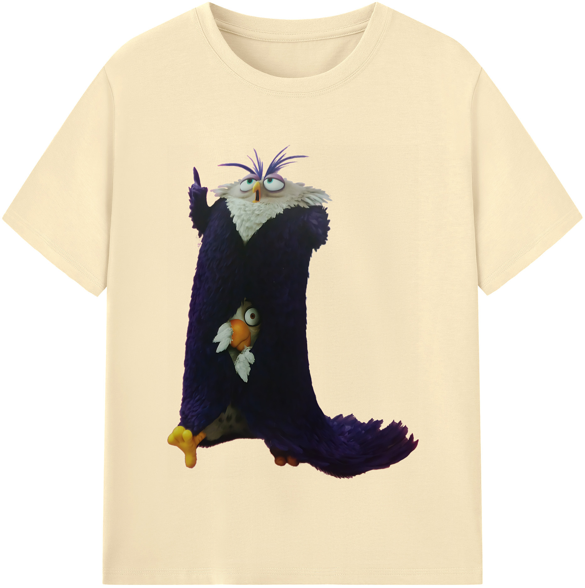 （画像用） Angry Birds アングリーバード 綿100％半袖Tシャツ（フロントプリント）