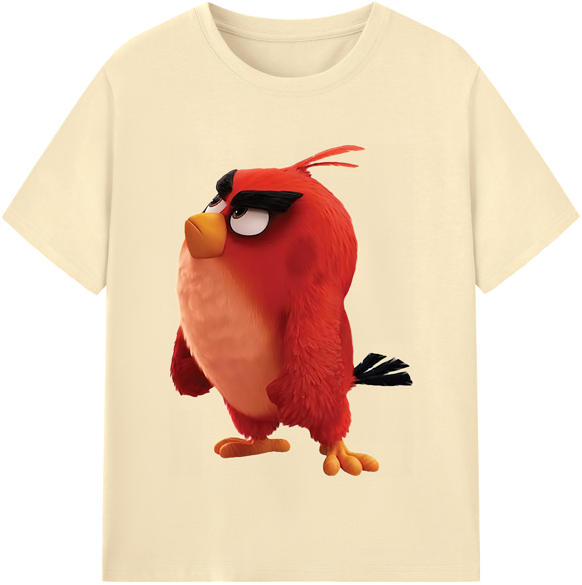 （画像用） Angry Birds アングリーバード 綿100％半袖Tシャツ（フロントプリント）
