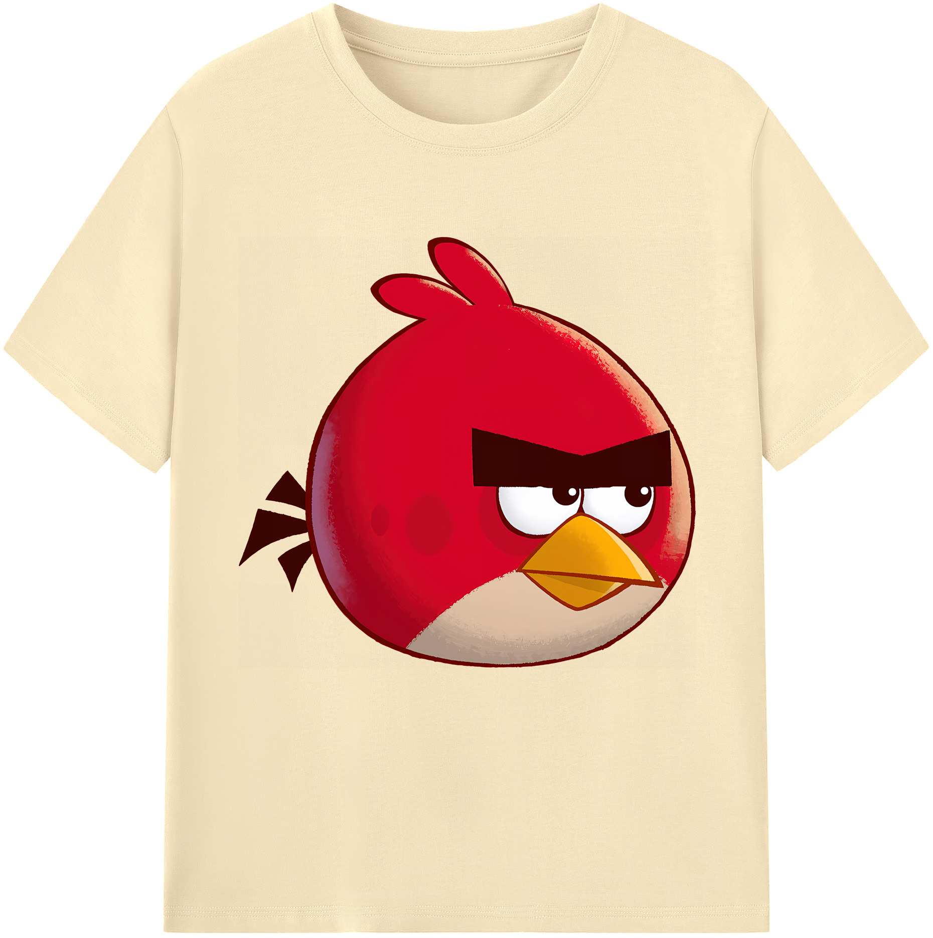 （画像用） Angry Birds アングリーバード 綿100％半袖Tシャツ（フロントプリント）