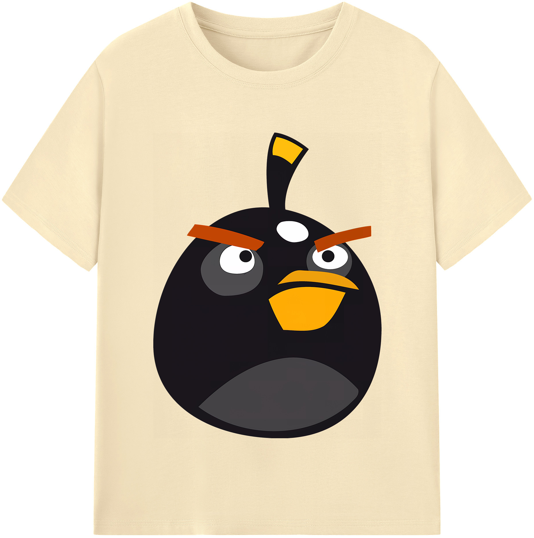（画像用） Angry Birds アングリーバード 綿100％半袖Tシャツ（フロントプリント）