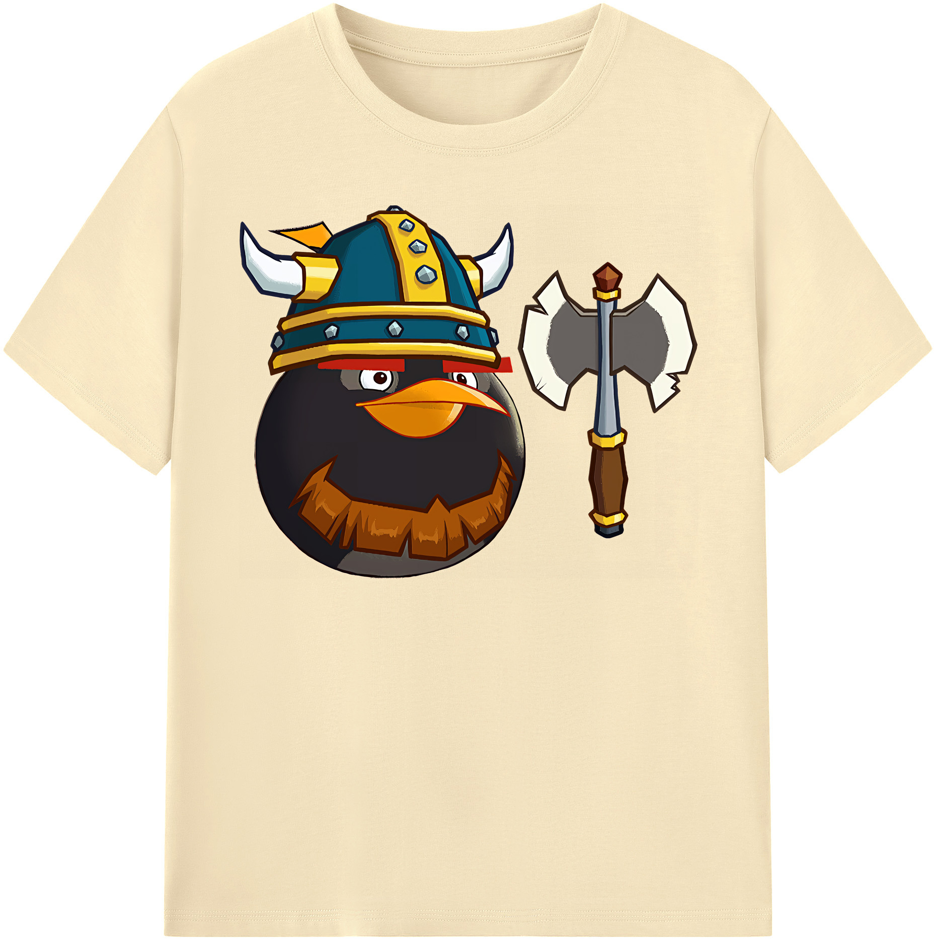 （画像用） Angry Birds アングリーバード 綿100％半袖Tシャツ（フロントプリント）