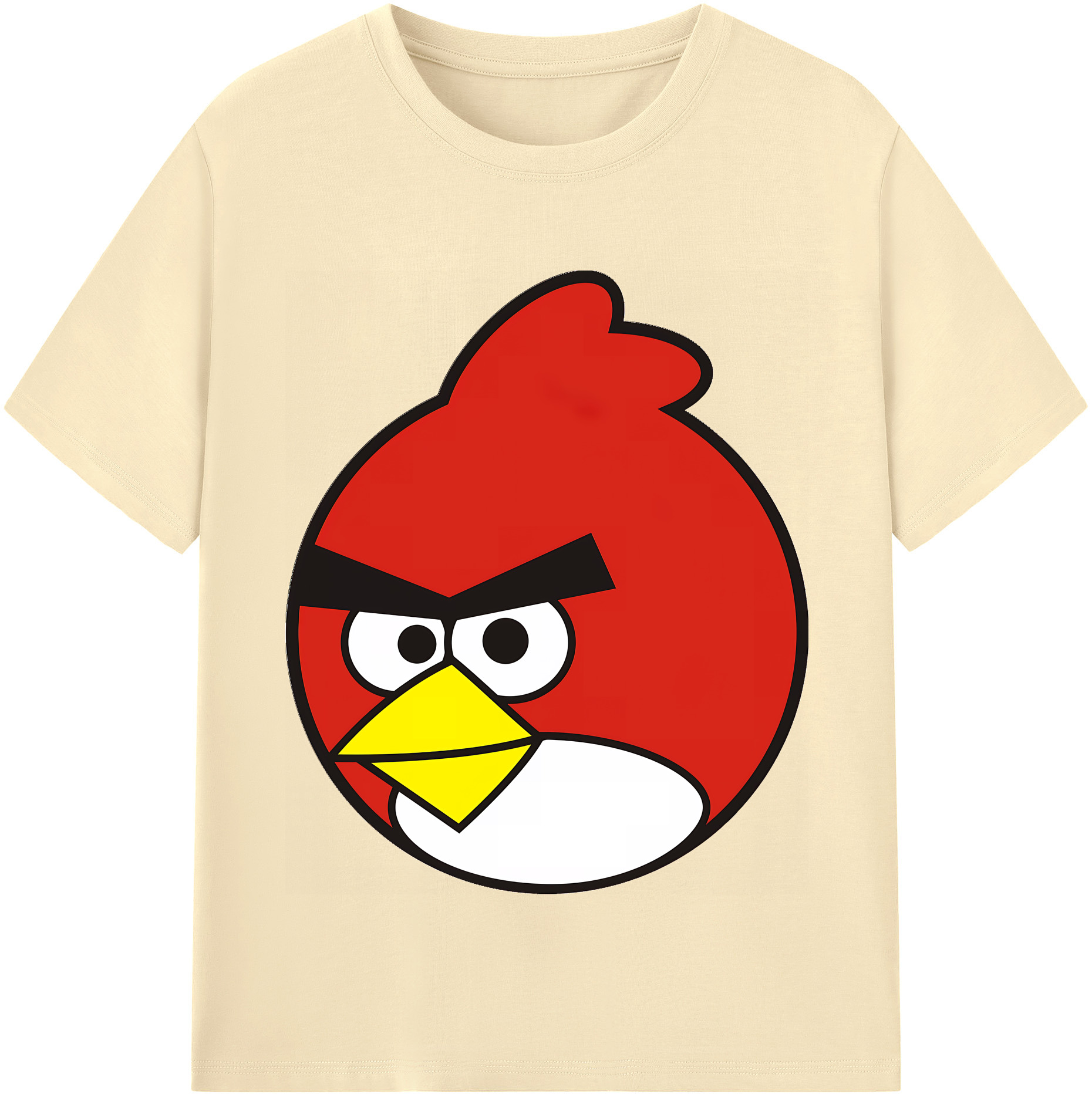 （画像用） Angry Birds アングリーバード 綿100％半袖Tシャツ（フロントプリント）