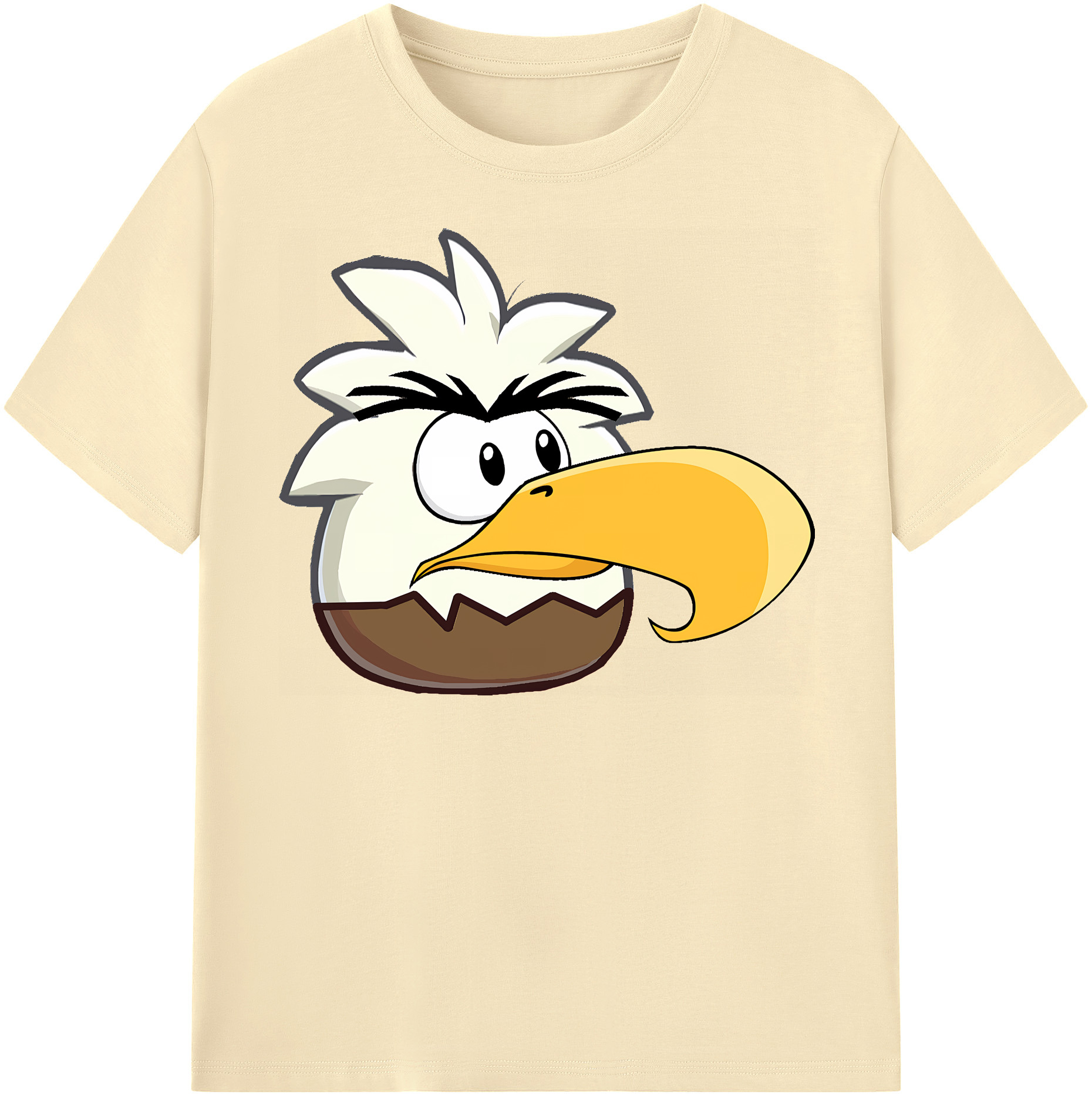 （画像用） Angry Birds アングリーバード 綿100％半袖Tシャツ（フロントプリント）