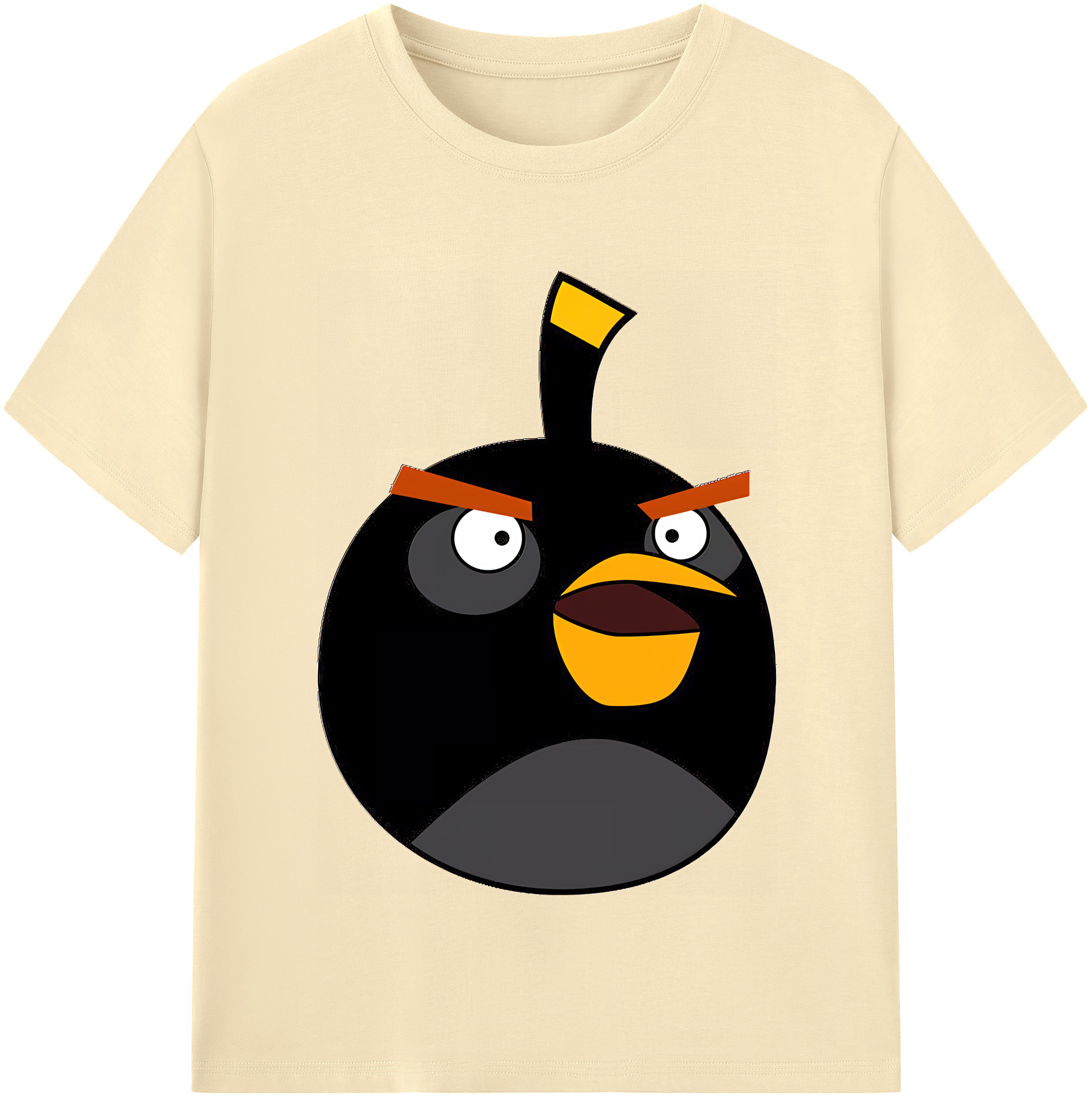 （画像用） Angry Birds アングリーバード 綿100％半袖Tシャツ（フロントプリント）