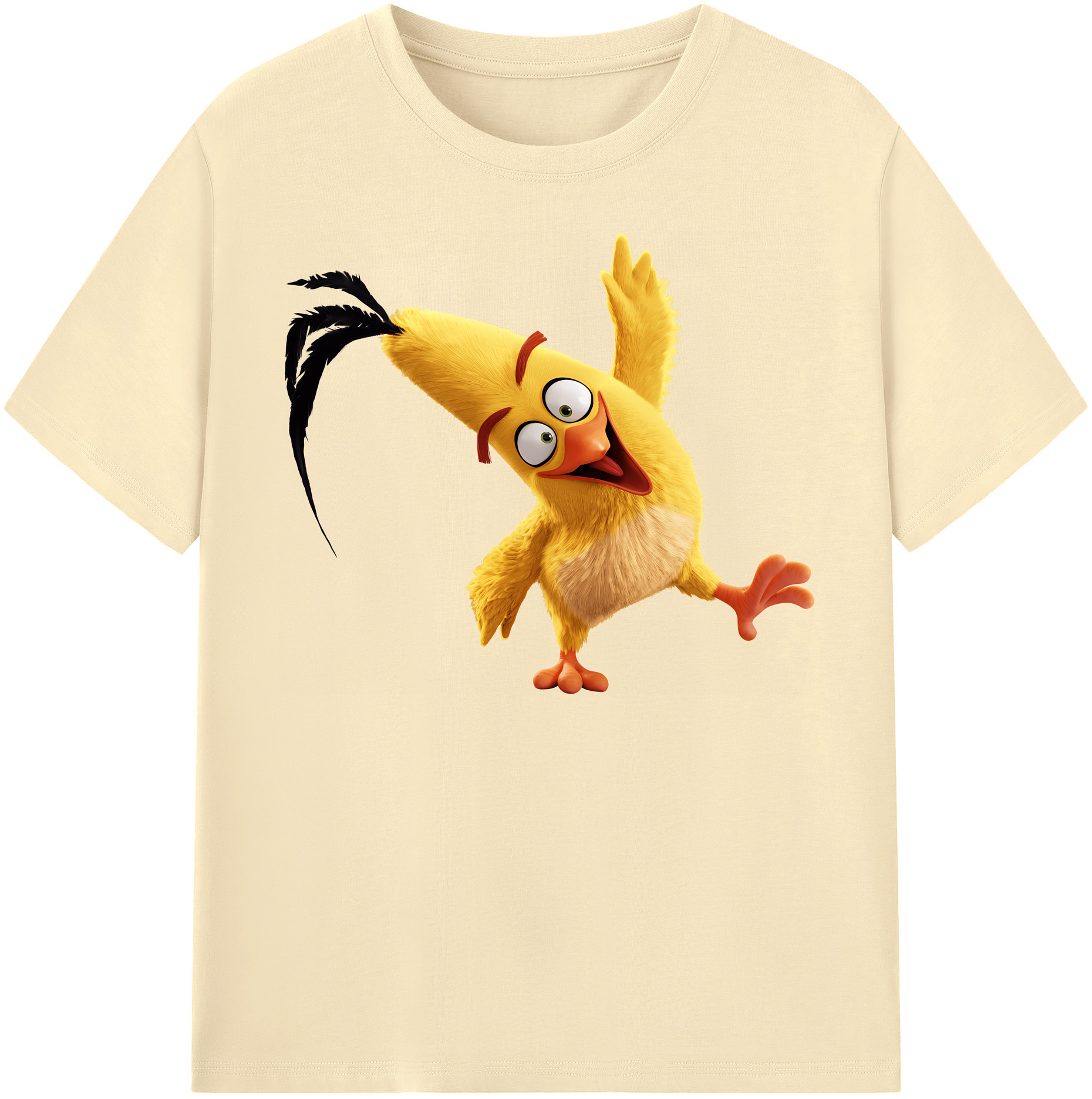 （画像用） Angry Birds アングリーバード 綿100％半袖Tシャツ（フロントプリント）