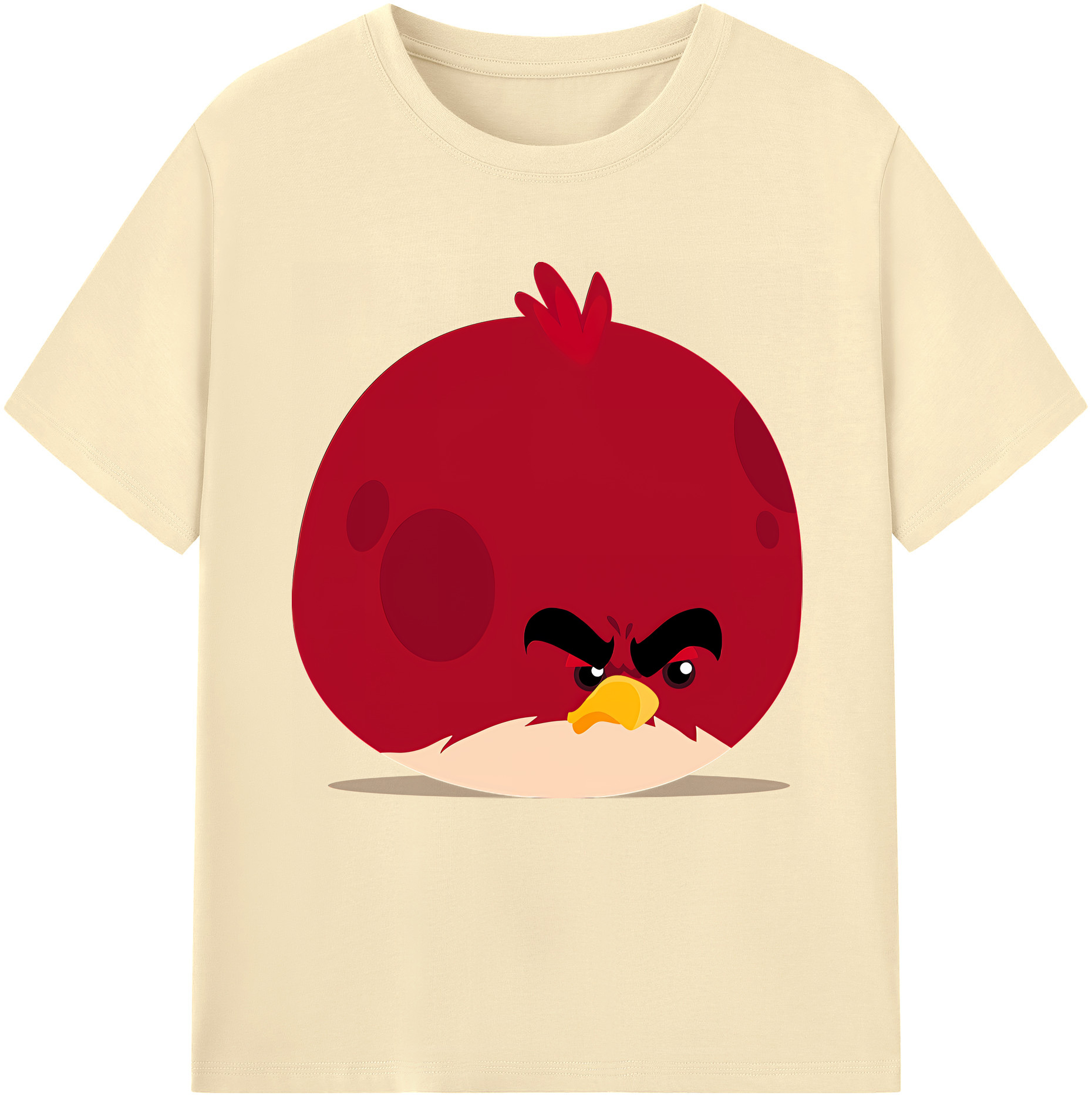 （画像用） Angry Birds アングリーバード 綿100％半袖Tシャツ（フロントプリント）