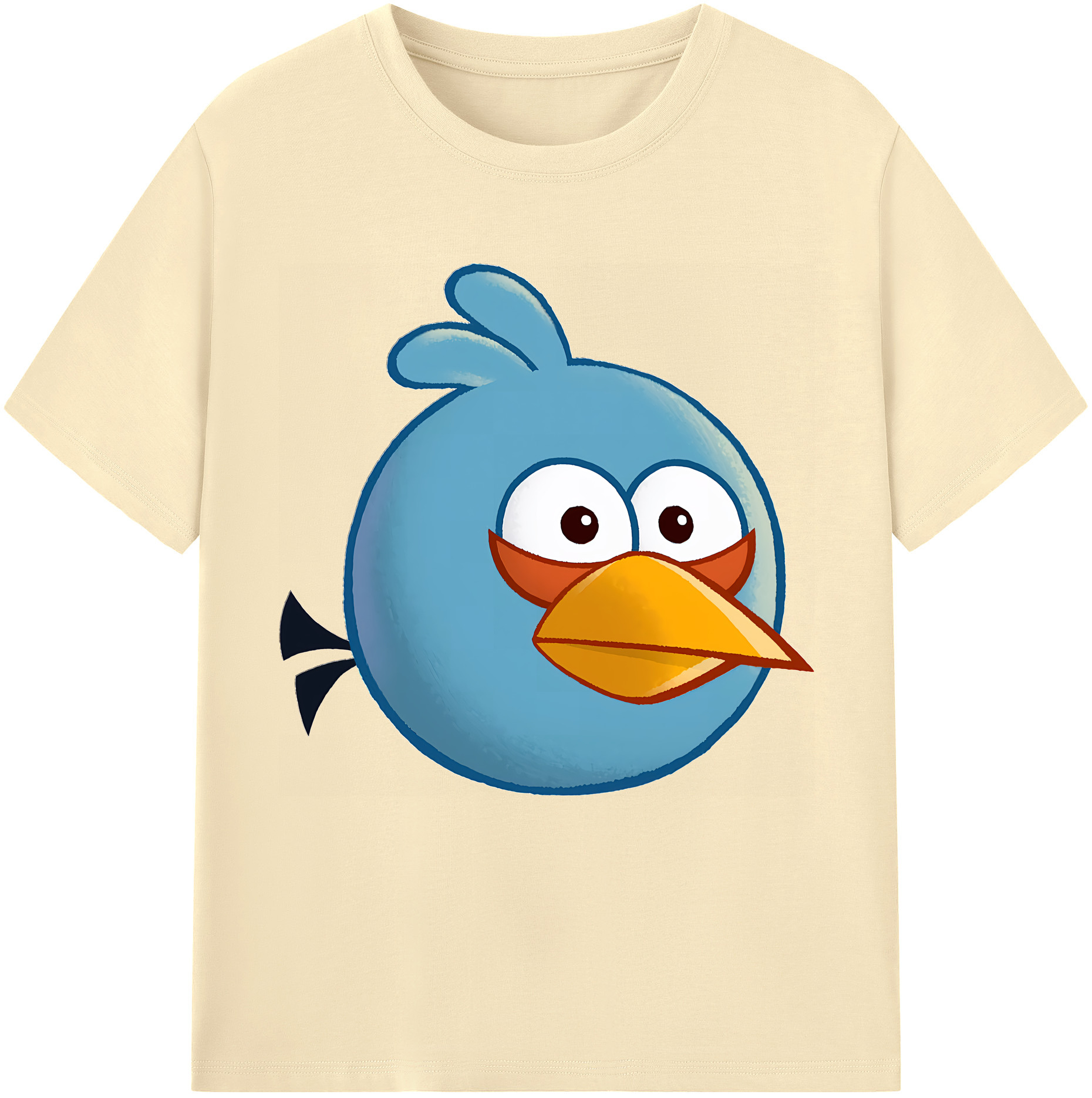 （画像用） Angry Birds アングリーバード 綿100％半袖Tシャツ（フロントプリント）
