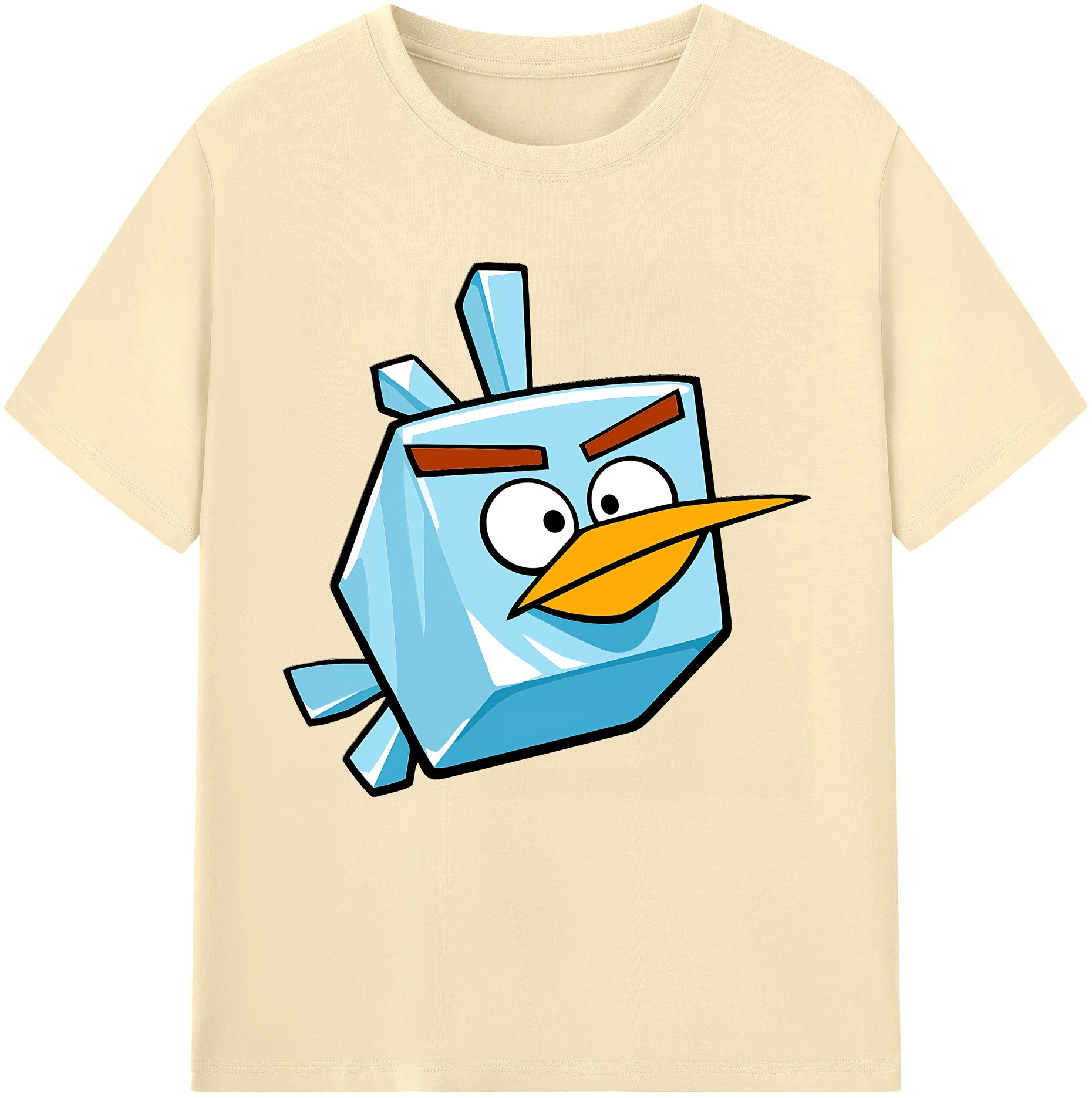 （画像用） Angry Birds アングリーバード 綿100％半袖Tシャツ（フロントプリント）