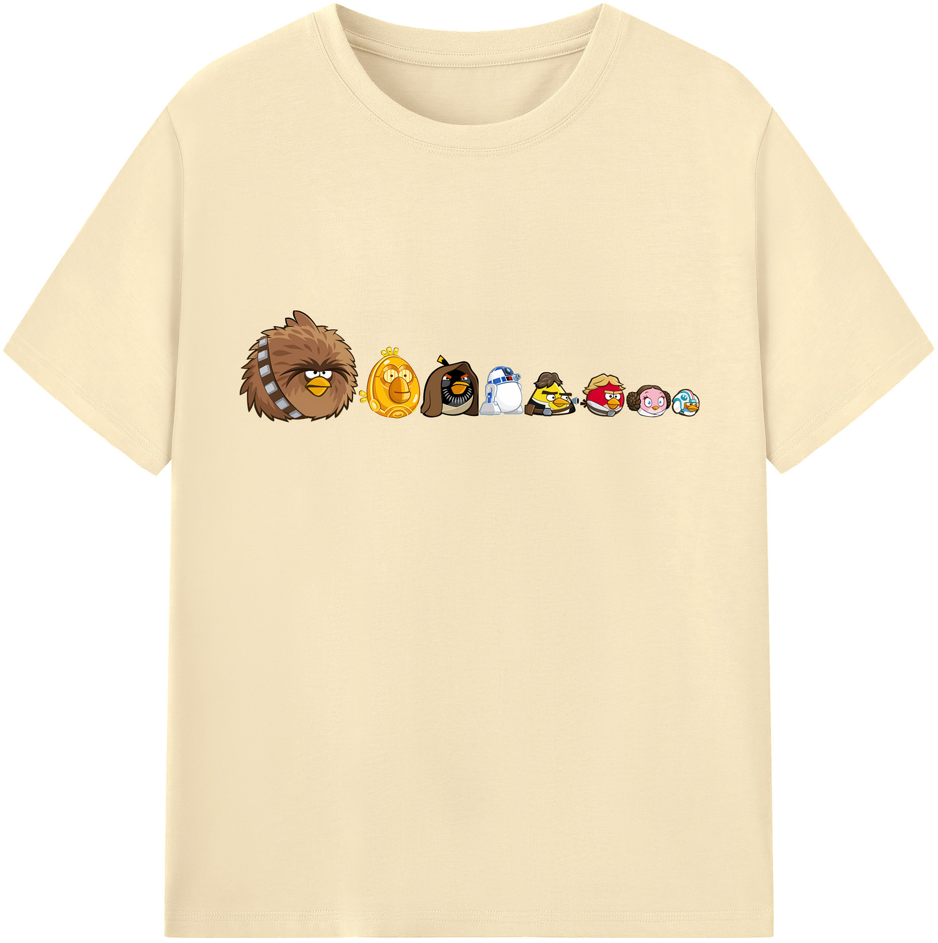 （画像用） Angry Birds アングリーバード 綿100％半袖Tシャツ（フロントプリント）