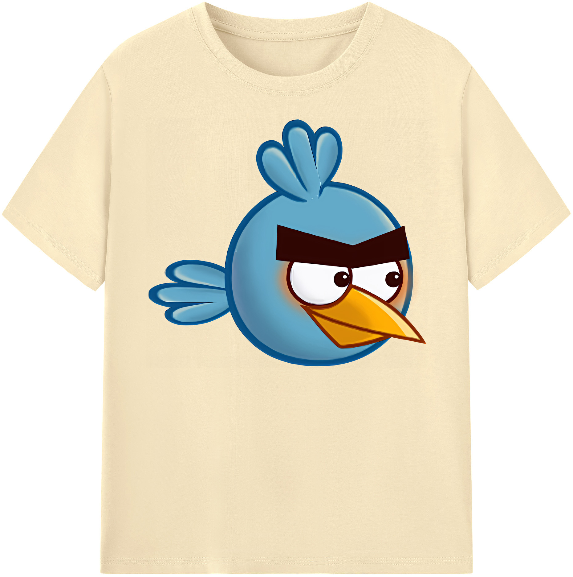 （画像用） Angry Birds アングリーバード 綿100％半袖Tシャツ（フロントプリント）