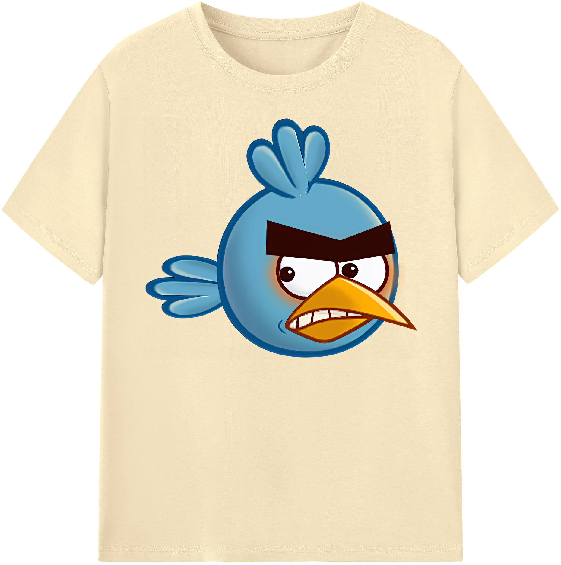 （画像用） Angry Birds アングリーバード 綿100％半袖Tシャツ（フロントプリント）