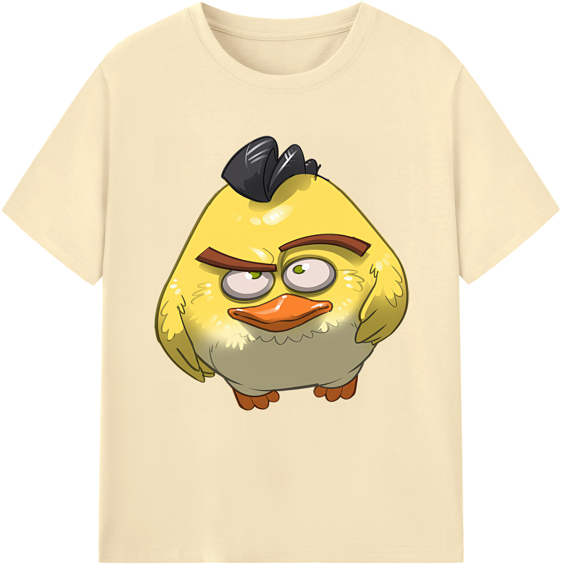 （画像用） Angry Birds アングリーバード 綿100％半袖Tシャツ（フロントプリント）