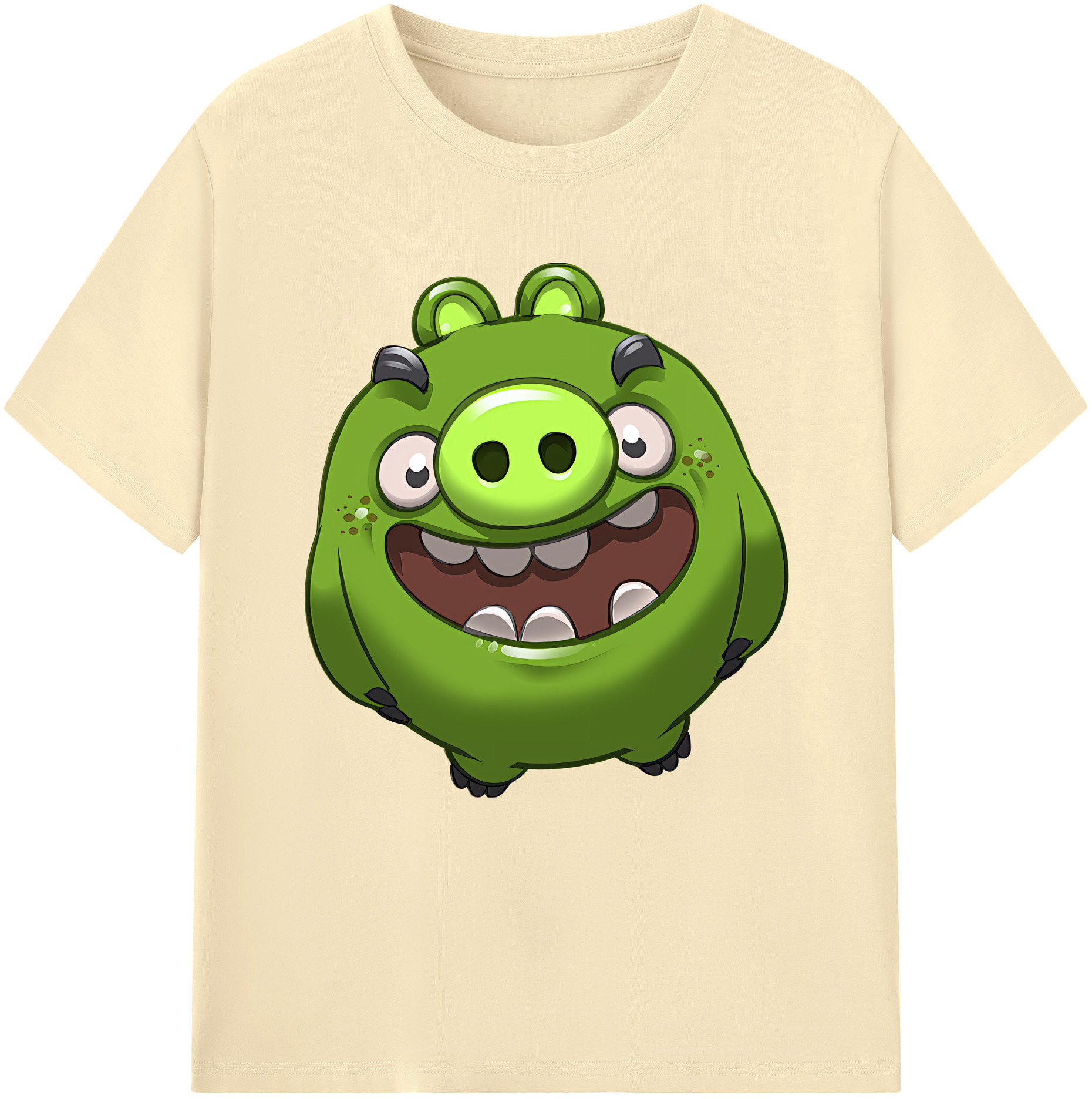 （画像用） Angry Birds アングリーバード 綿100％半袖Tシャツ（フロントプリント）