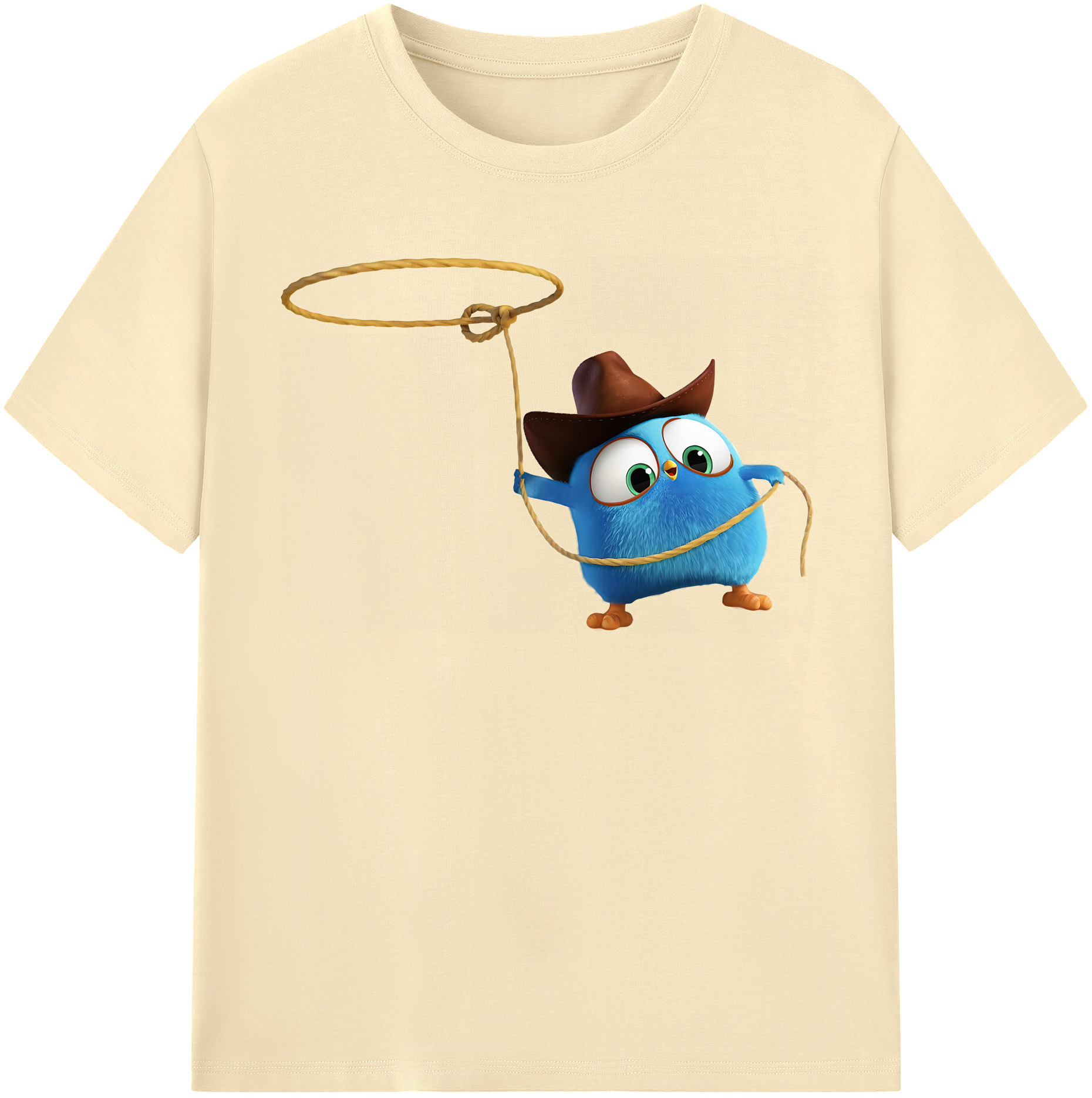 （画像用） Angry Birds アングリーバード 綿100％半袖Tシャツ（フロントプリント）