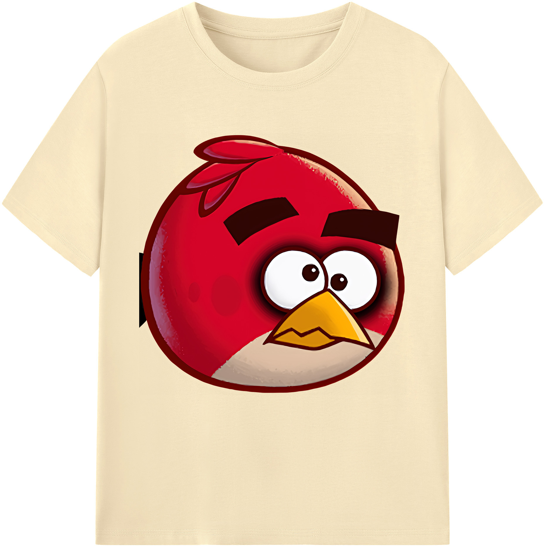 （画像用） Angry Birds アングリーバード 綿100％半袖Tシャツ（フロントプリント）