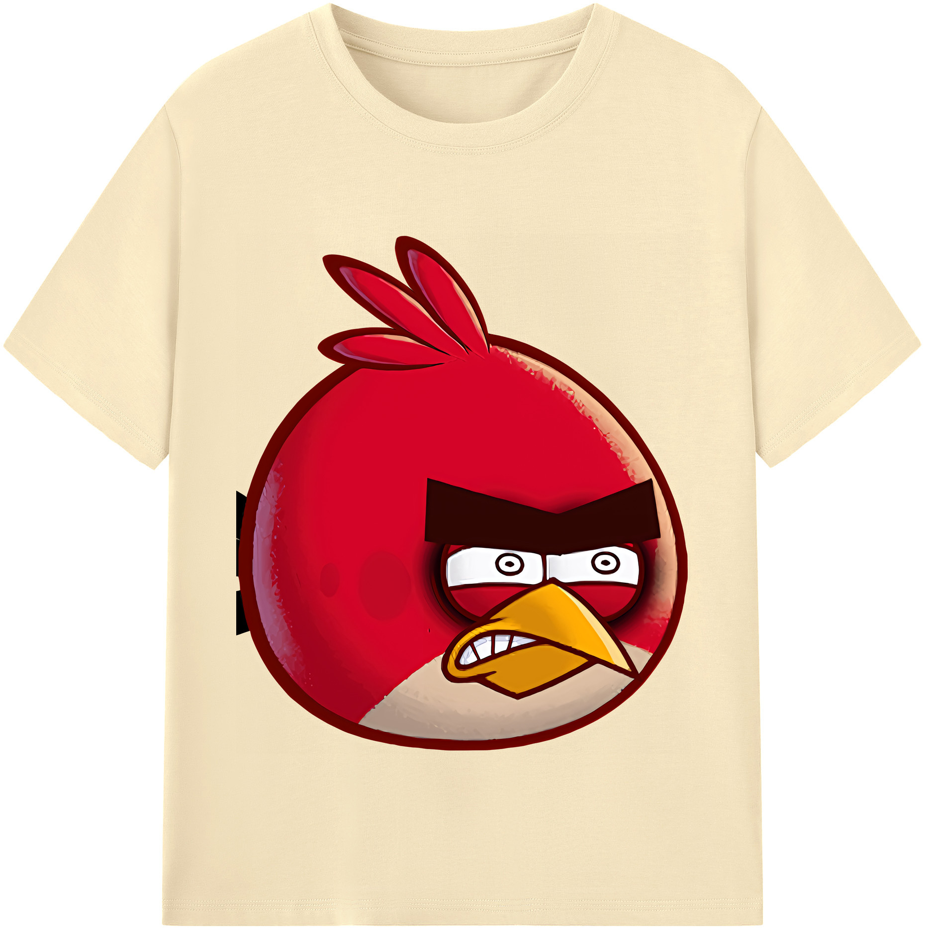 （画像用） Angry Birds アングリーバード 綿100％半袖Tシャツ（フロントプリント）