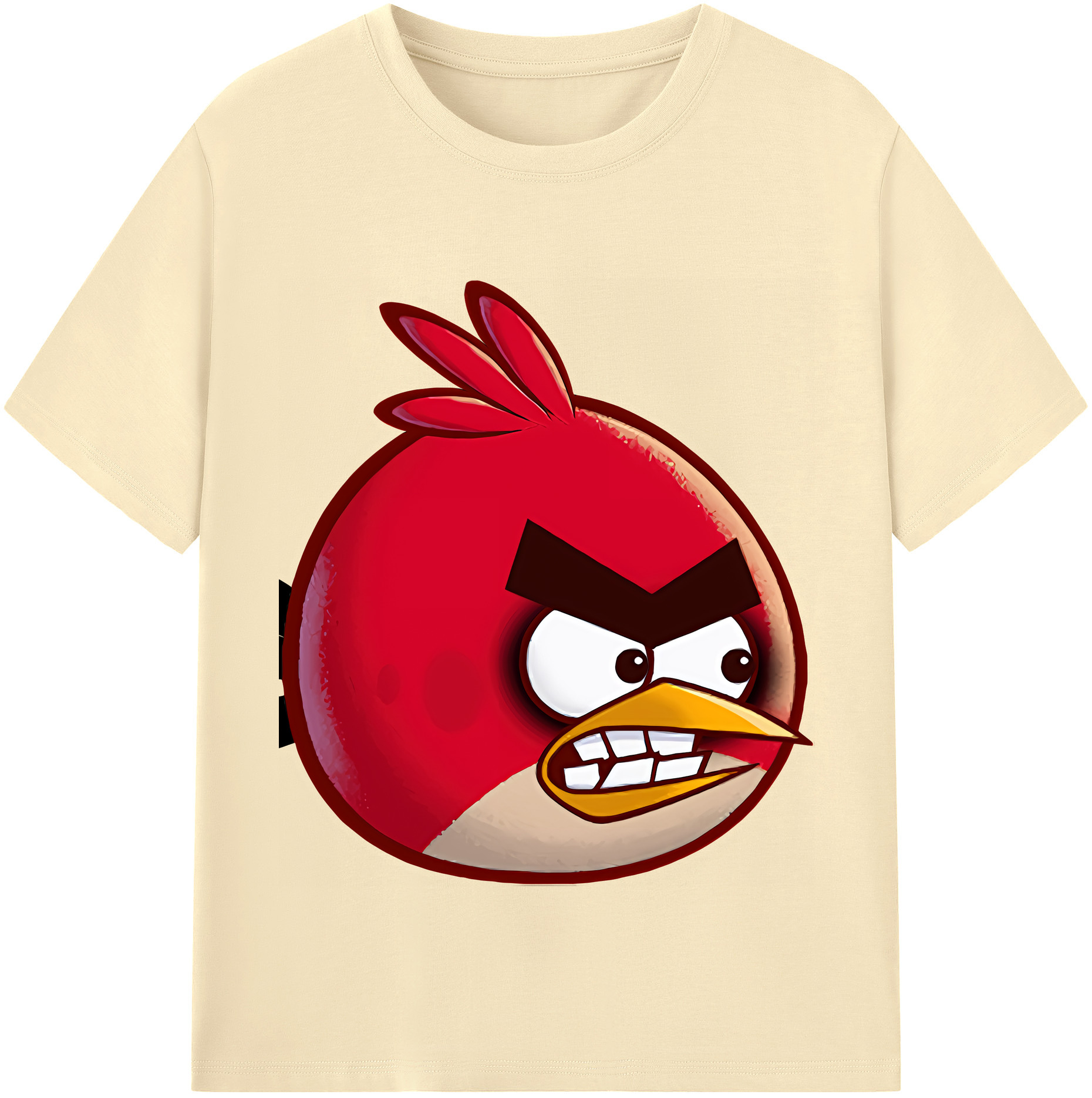 （画像用） Angry Birds アングリーバード 綿100％半袖Tシャツ（フロントプリント）