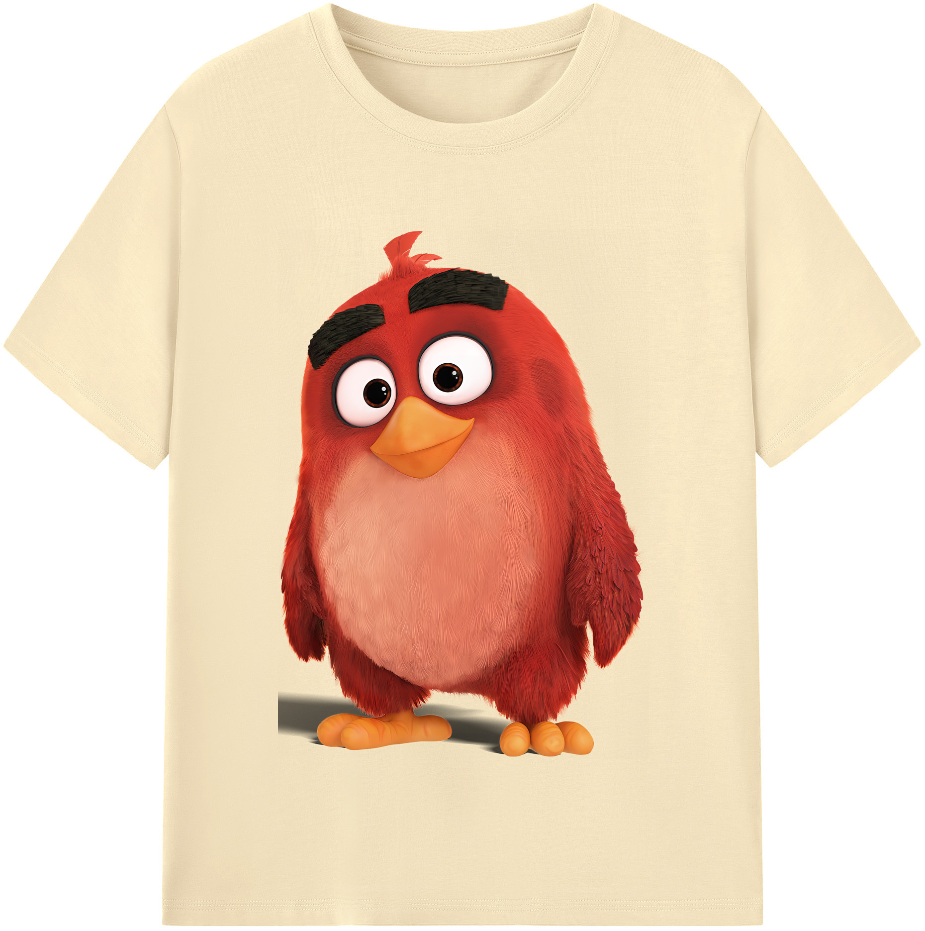 （画像用） Angry Birds アングリーバード 綿100％半袖Tシャツ（フロントプリント）