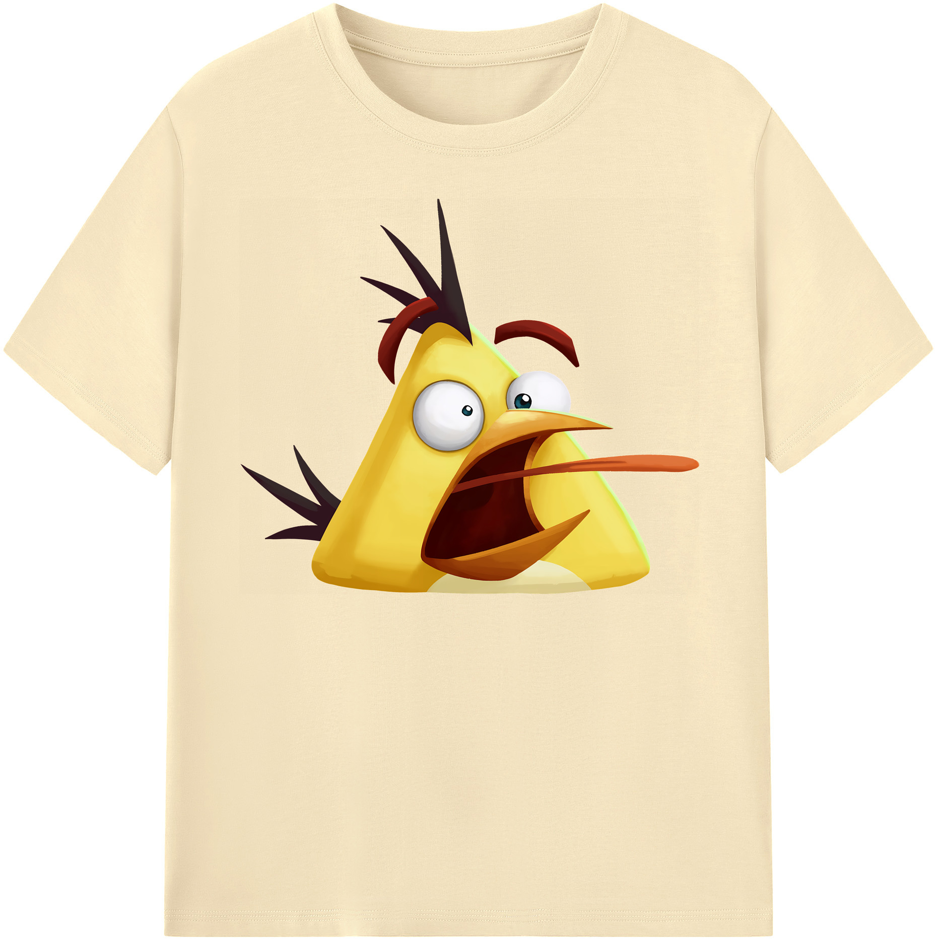 （画像用） Angry Birds アングリーバード 綿100％半袖Tシャツ（フロントプリント）
