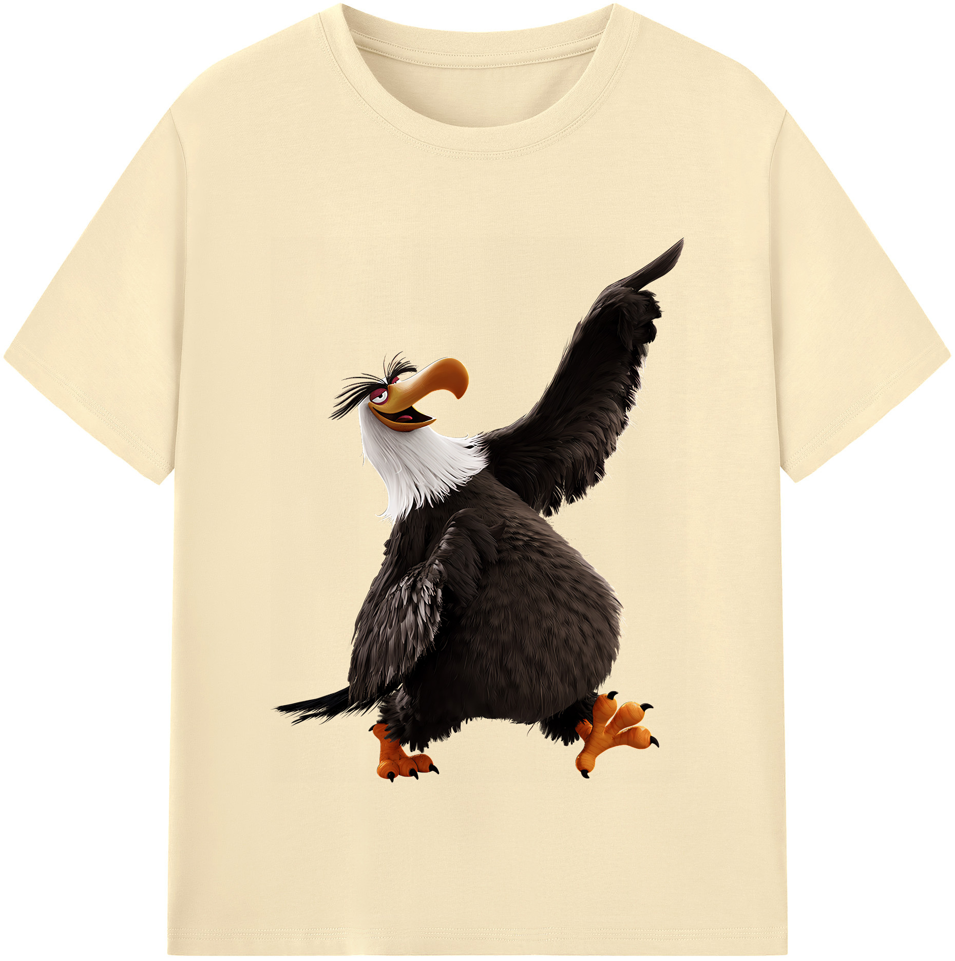 （画像用） Angry Birds アングリーバード 綿100％半袖Tシャツ（フロントプリント）