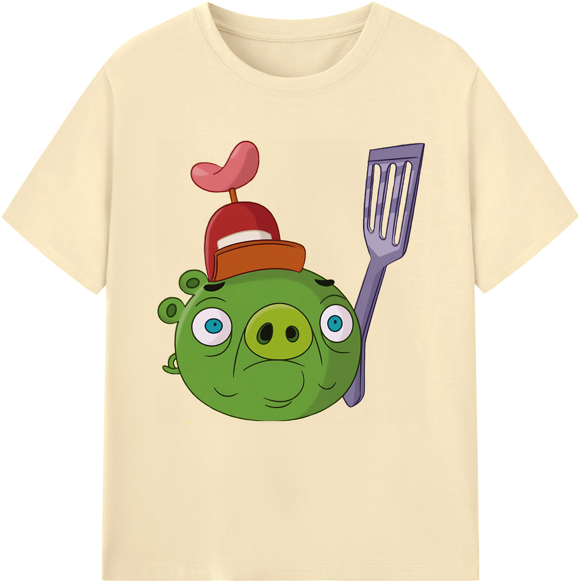 （画像用） Angry Birds アングリーバード 綿100％半袖Tシャツ（フロントプリント）
