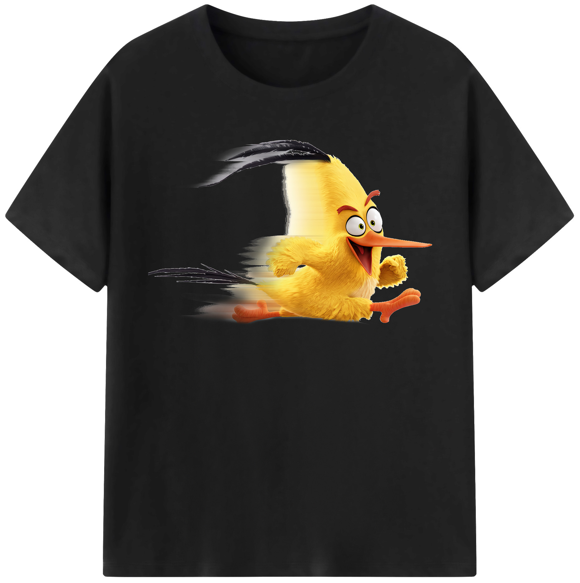 （画像用） Angry Birds アングリーバード 綿100％半袖Tシャツ（フロントプリント）