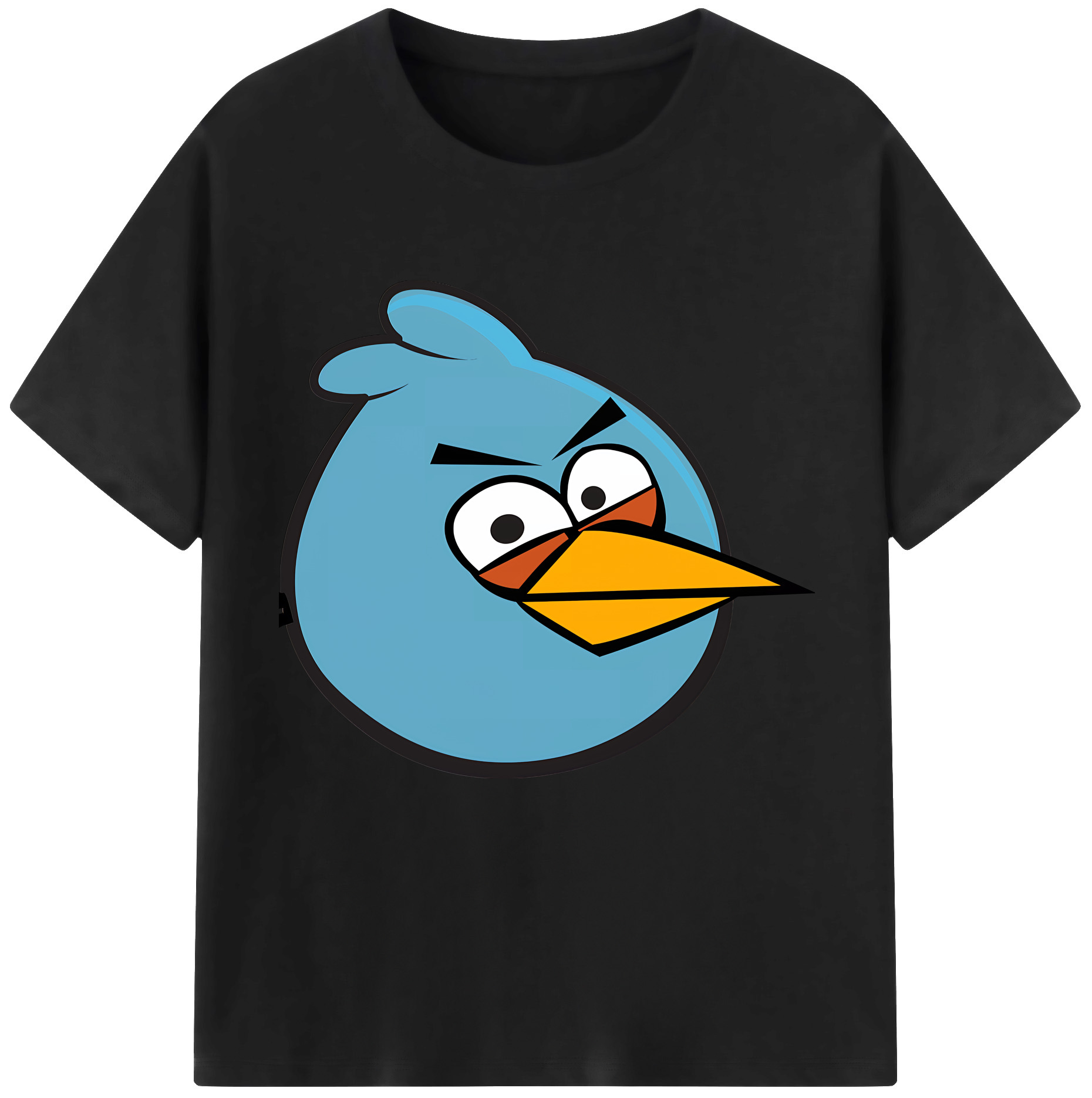 （画像用） Angry Birds アングリーバード 綿100％半袖Tシャツ（フロントプリント）