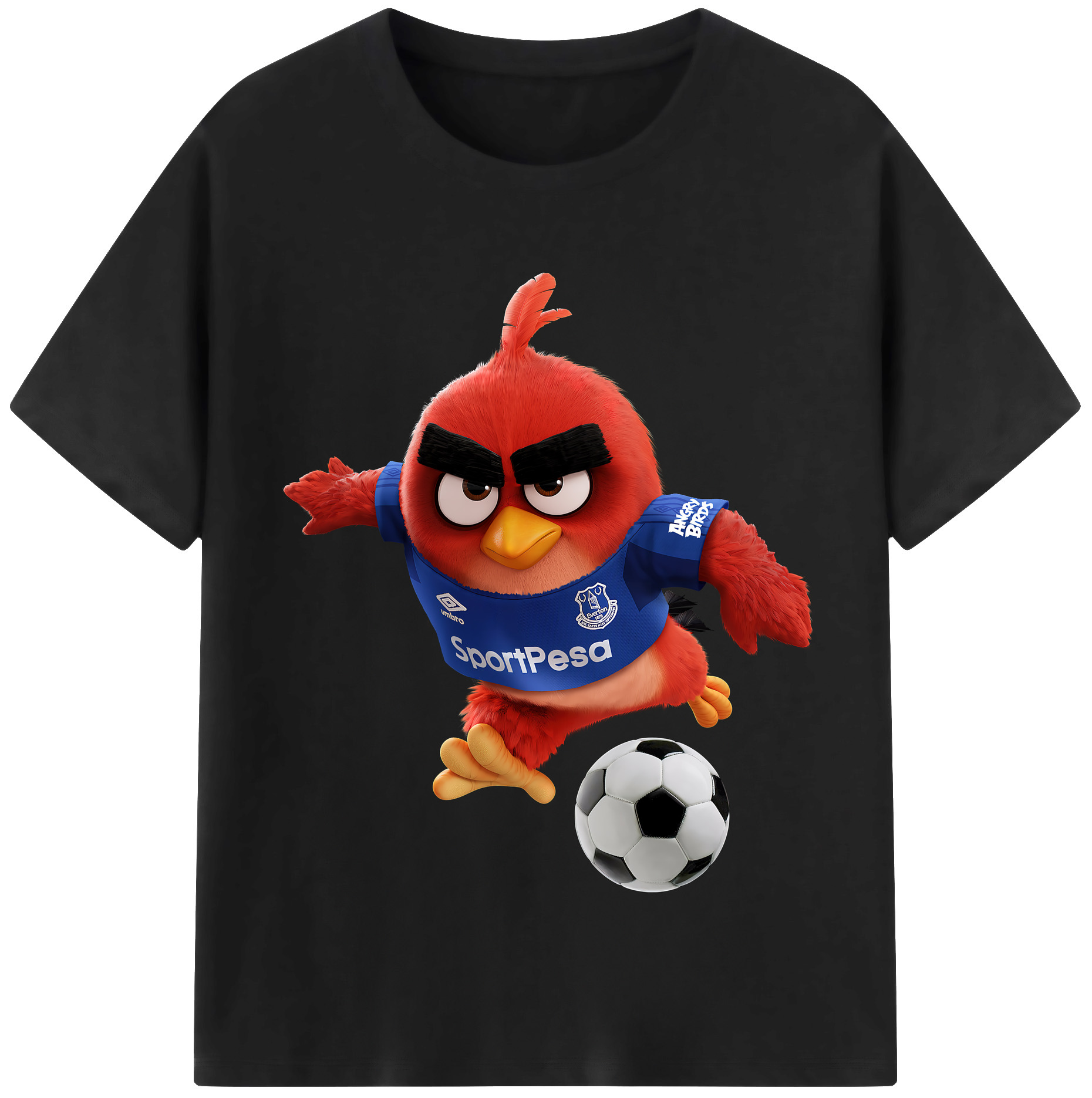 （画像用） Angry Birds アングリーバード 綿100％半袖Tシャツ（フロントプリント）