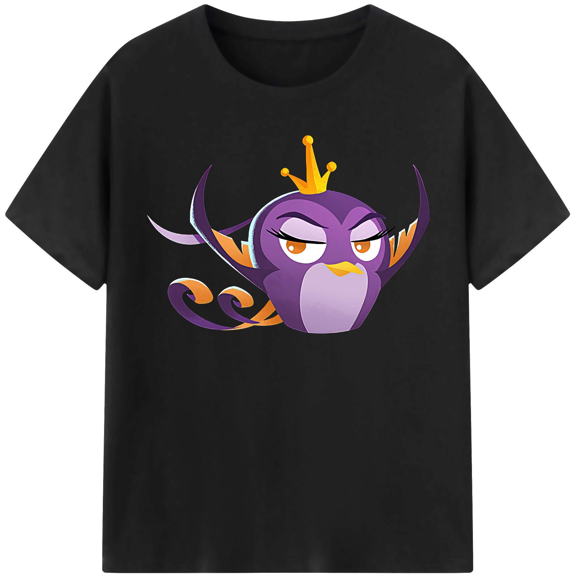 （画像用） Angry Birds アングリーバード 綿100％半袖Tシャツ（フロントプリント）