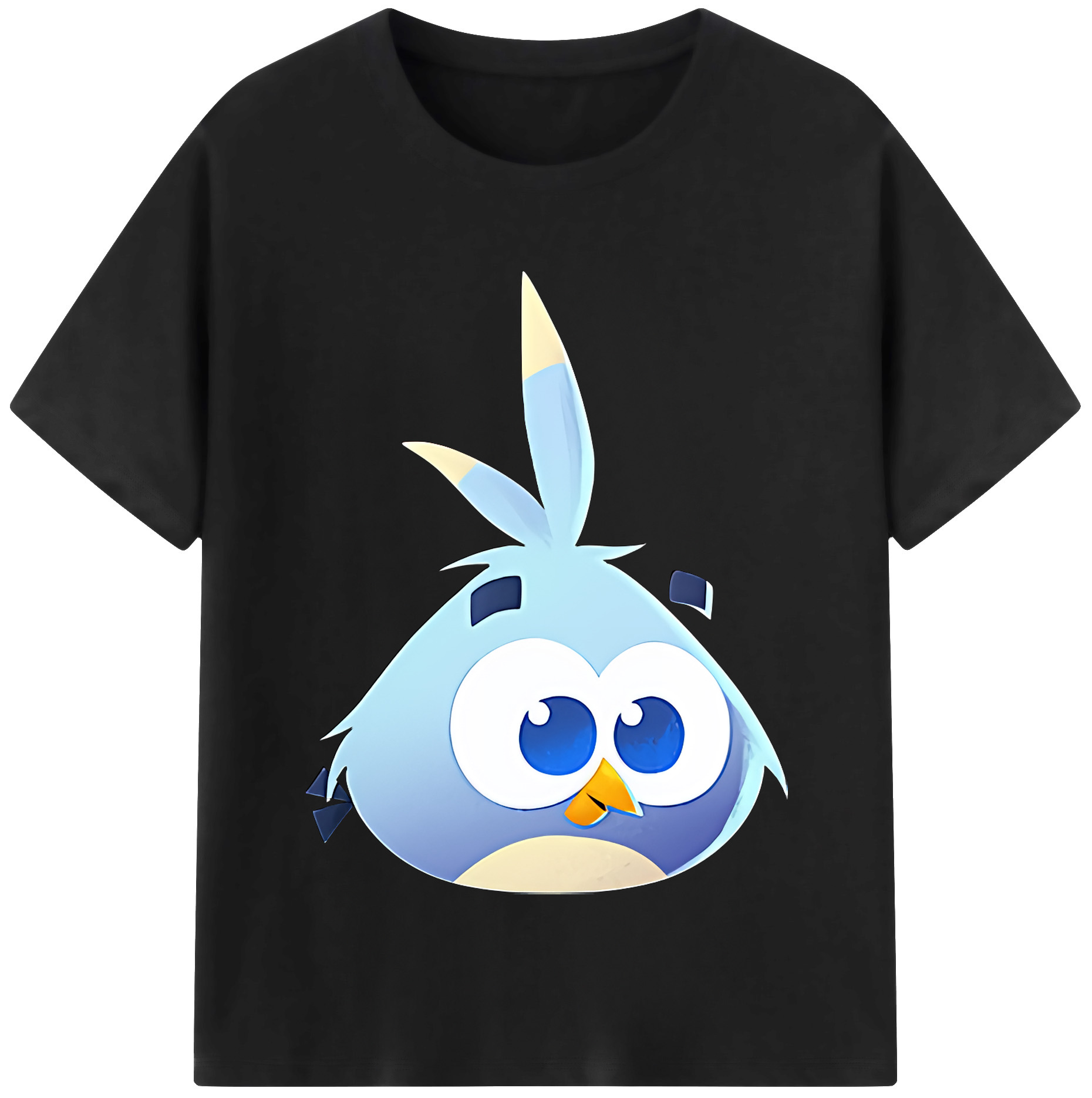 （画像用） Angry Birds アングリーバード 綿100％半袖Tシャツ（フロントプリント）